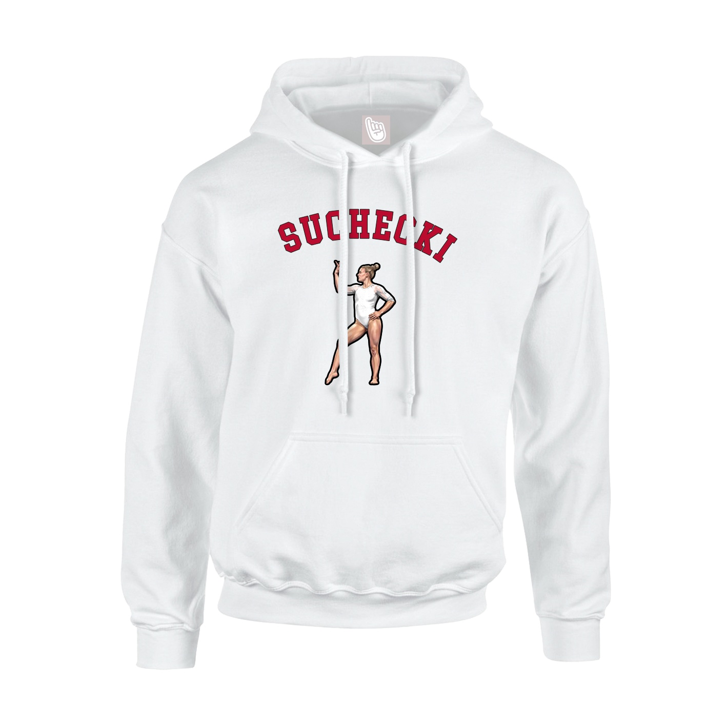 Hoodie — Shirsey Arch in White