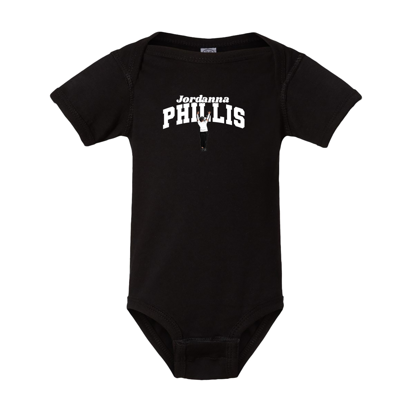 Baby Onesie — Signature Arch in Black