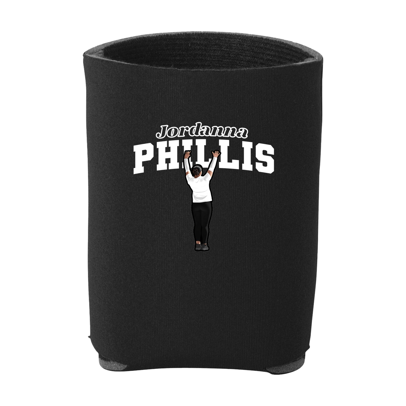 Can Holder — Name Arch in Black