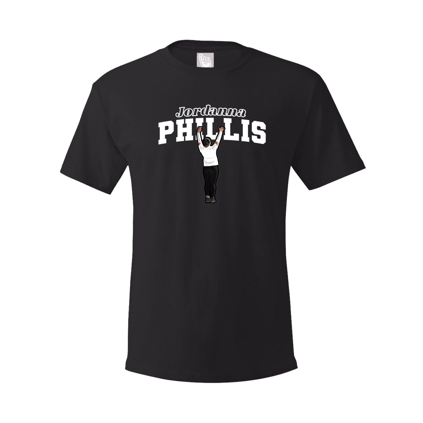 Youth Tee — Name Arch in Black