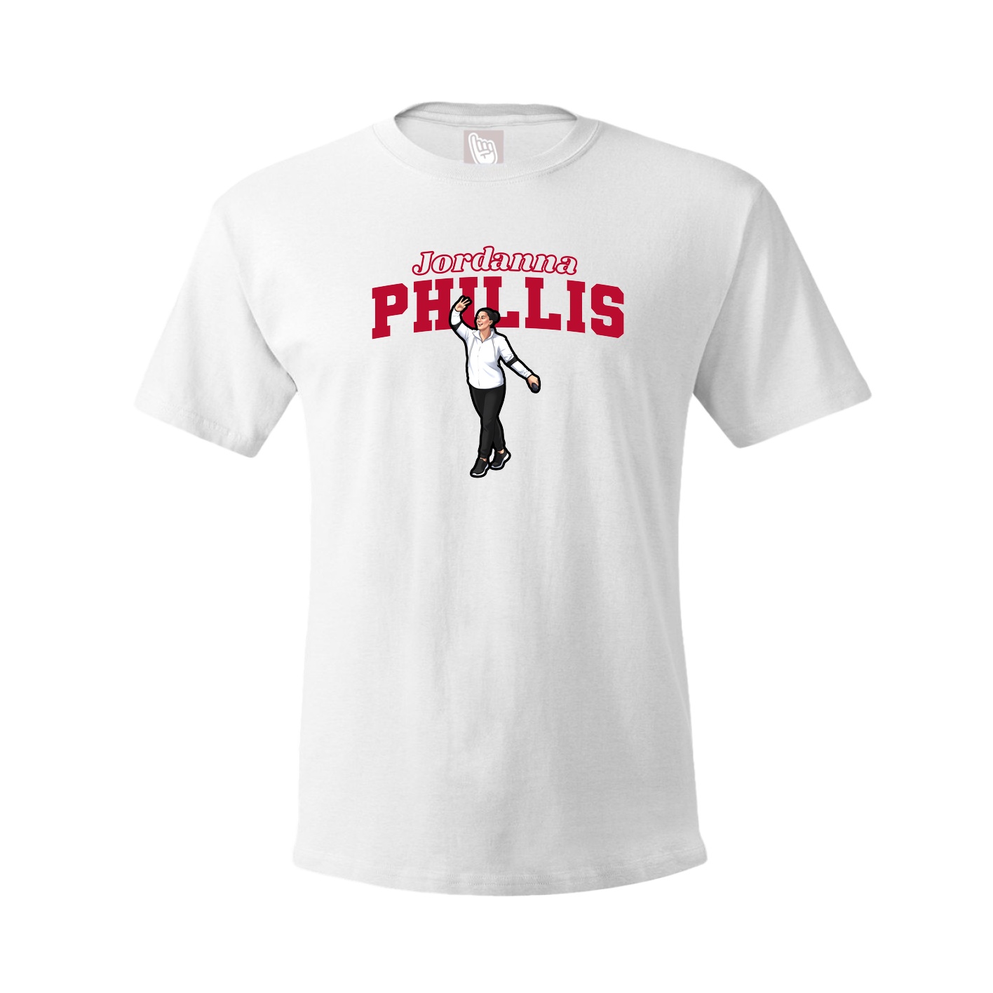 Tee — Name Arch in White