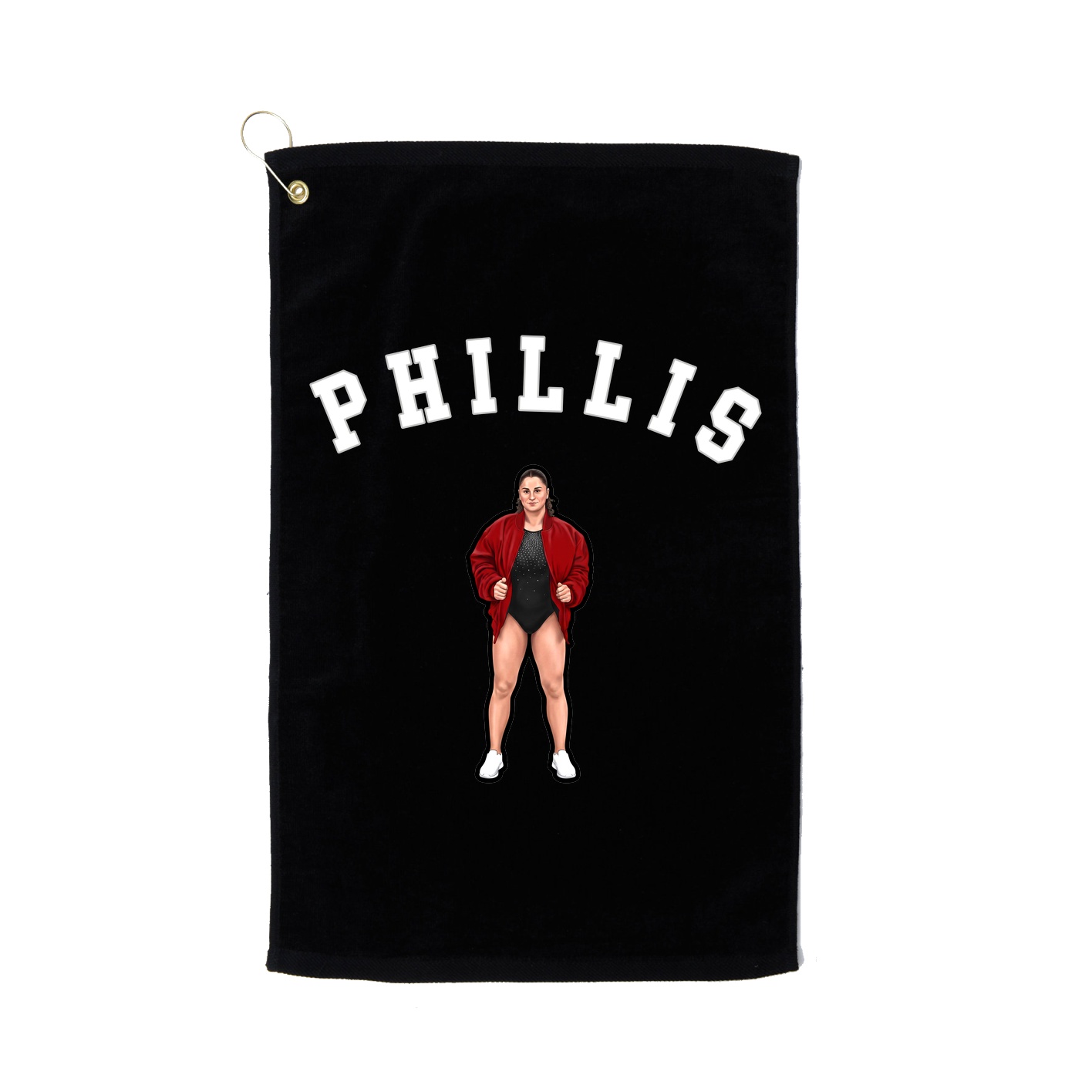 Golf Towel — Shirsey Arch in Black