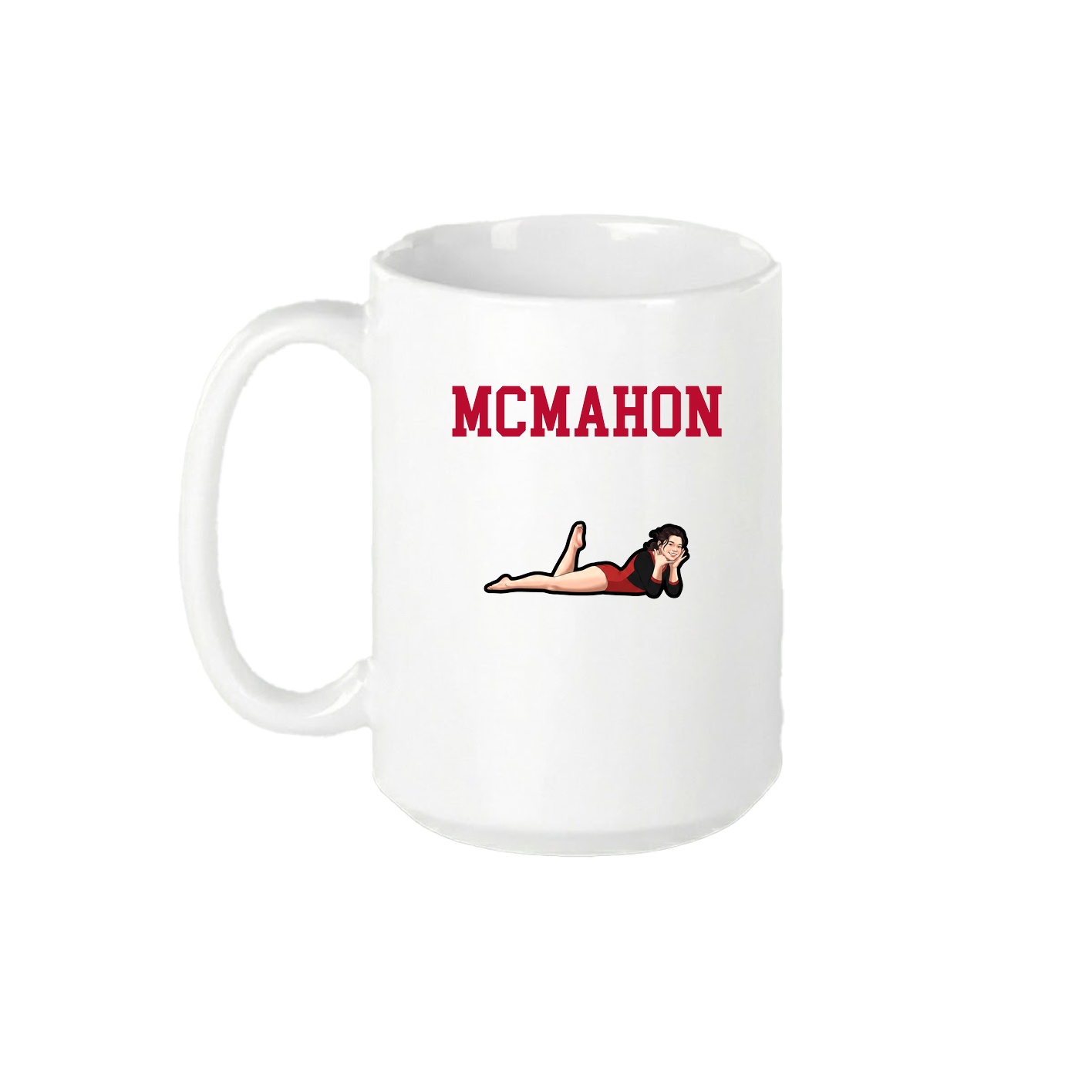15oz Coffee Mug — Shirsey in White