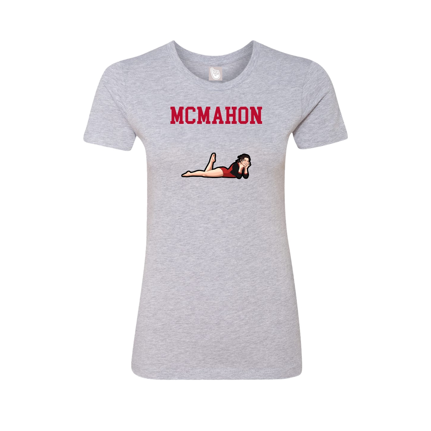 Fitted Women's Tee — Shirsey in Grey