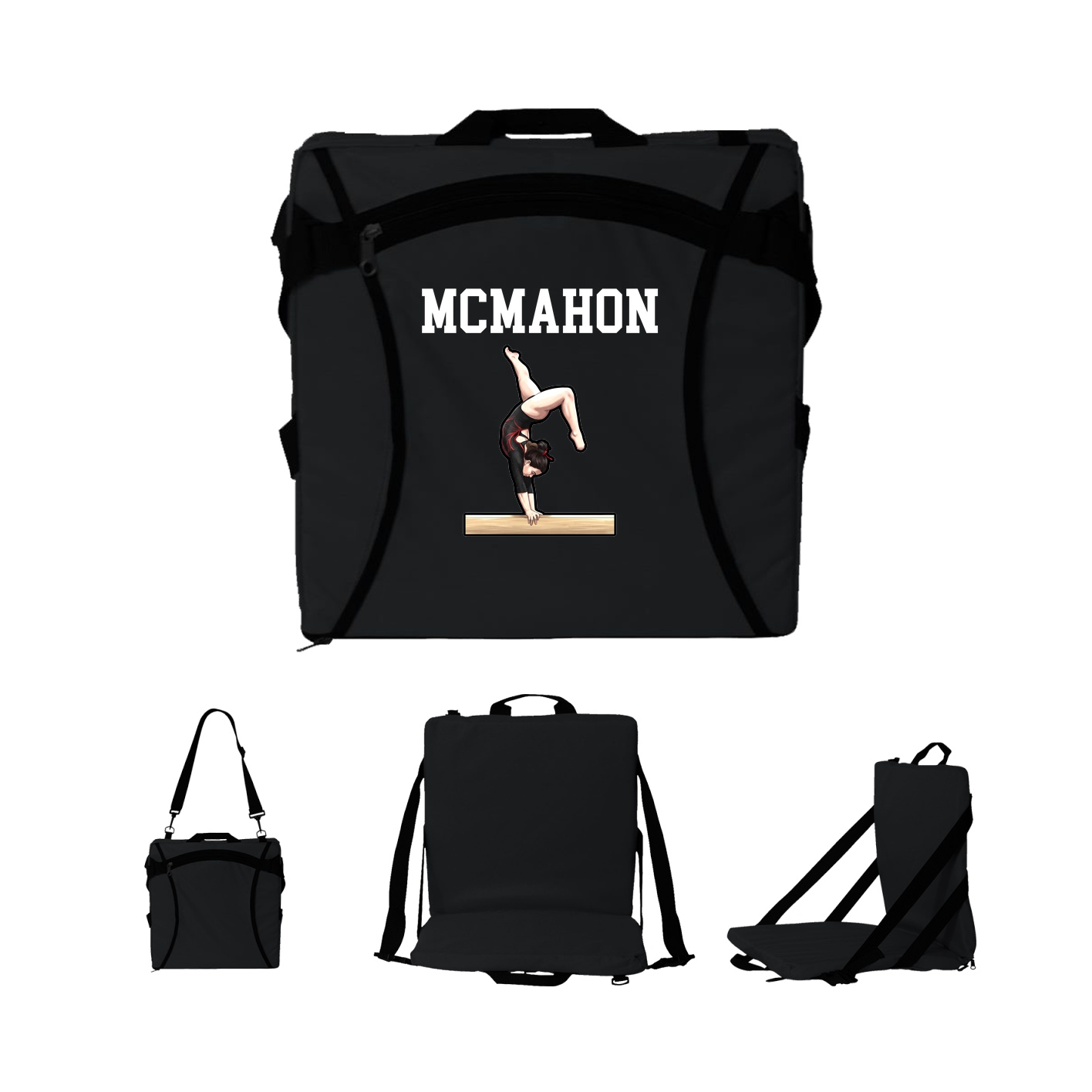 Folding Stadium Seat — Shirsey in Black
