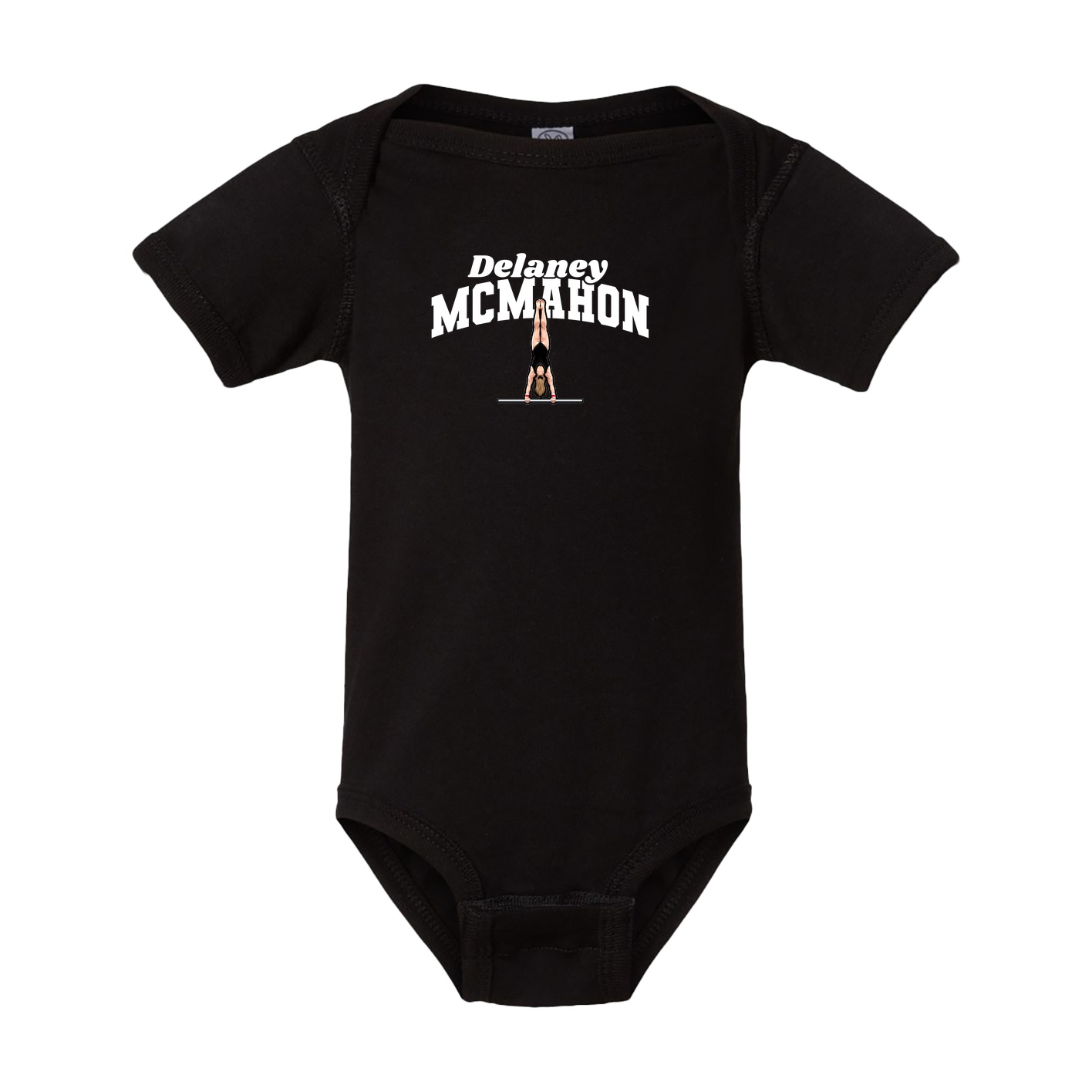 Baby Onesie — Signature Arch in Black