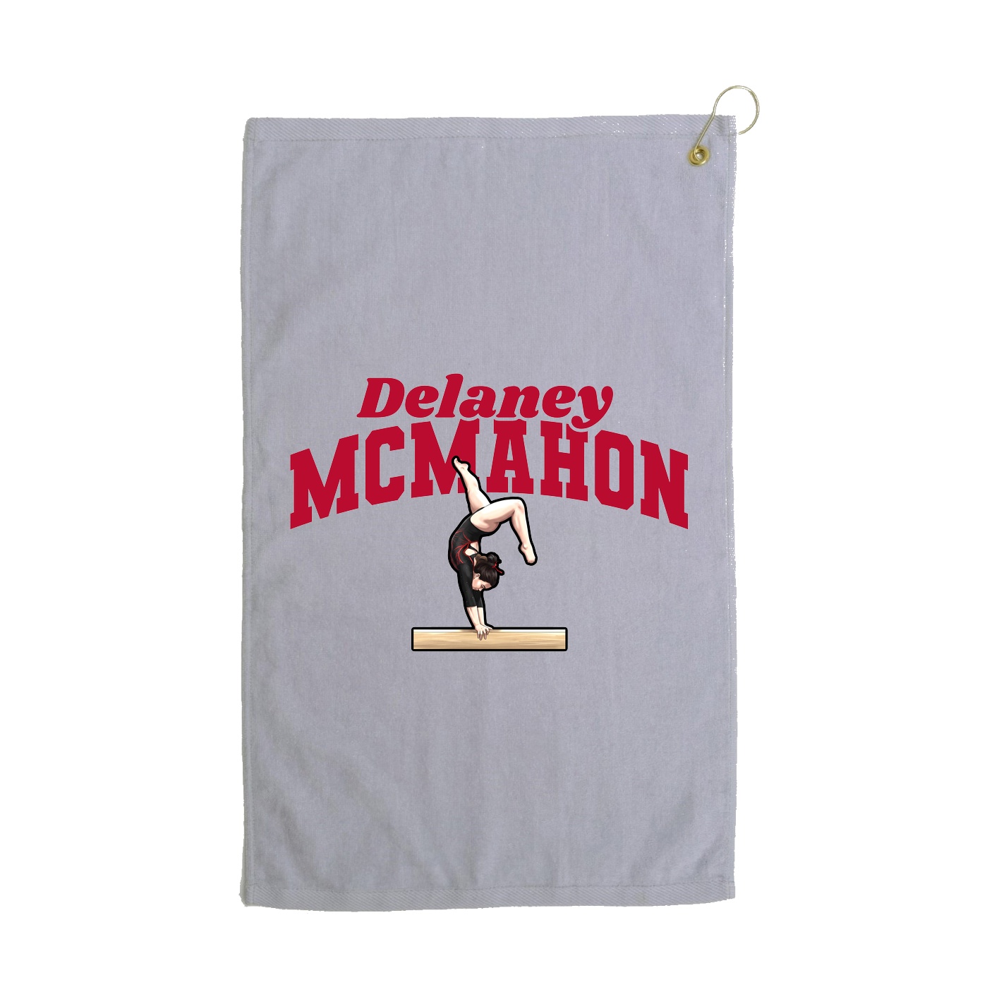 Golf Towel — Signature Arch in Grey