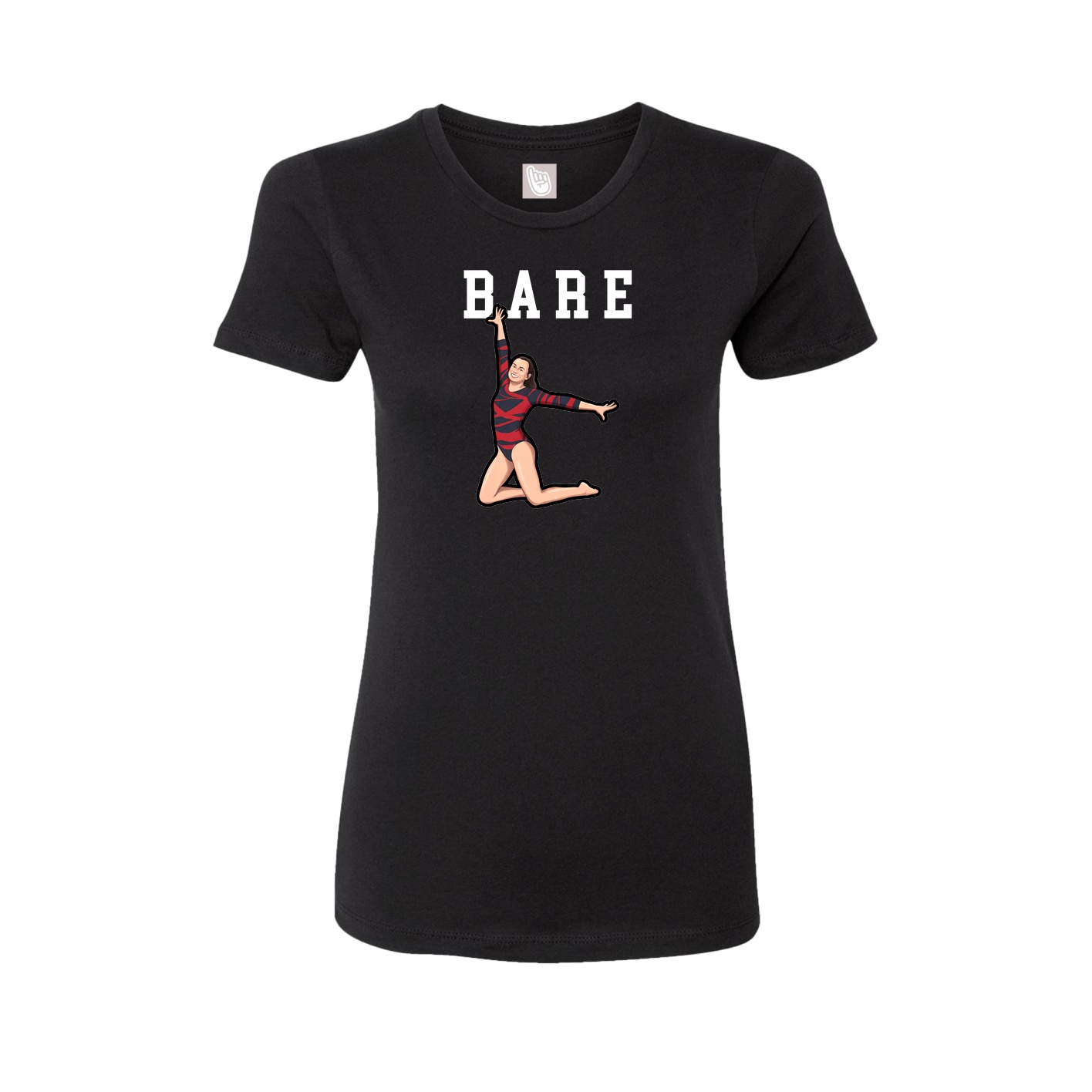 Fitted Women's Tee — Shirsey in Black