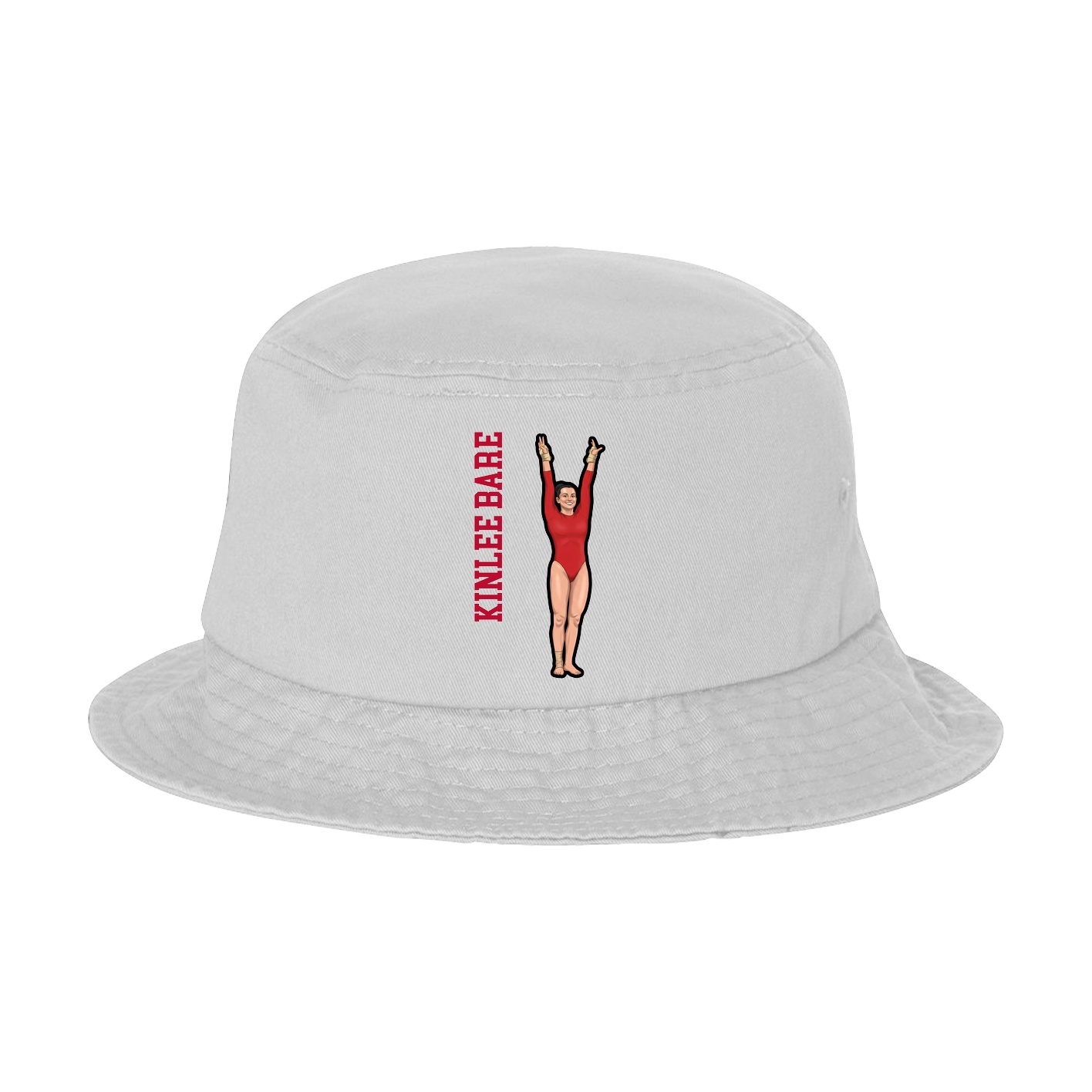 Bucket Cap — Name Vertical in White