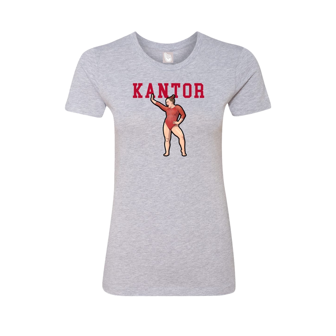 Fitted Women's Tee — Shirsey in Grey