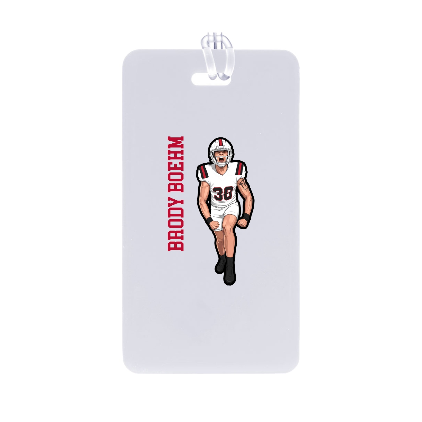 Bag Tag — Name Vertical in Classic