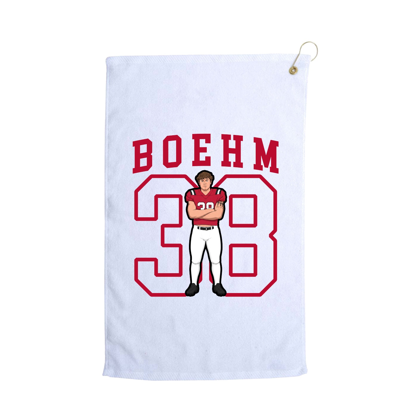 Golf Towel — Shirsey in White