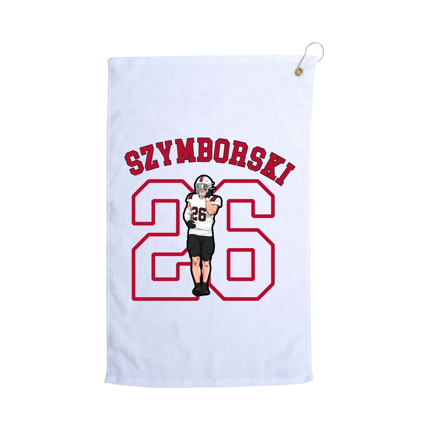 Golf Towel — Shirsey Arch in White