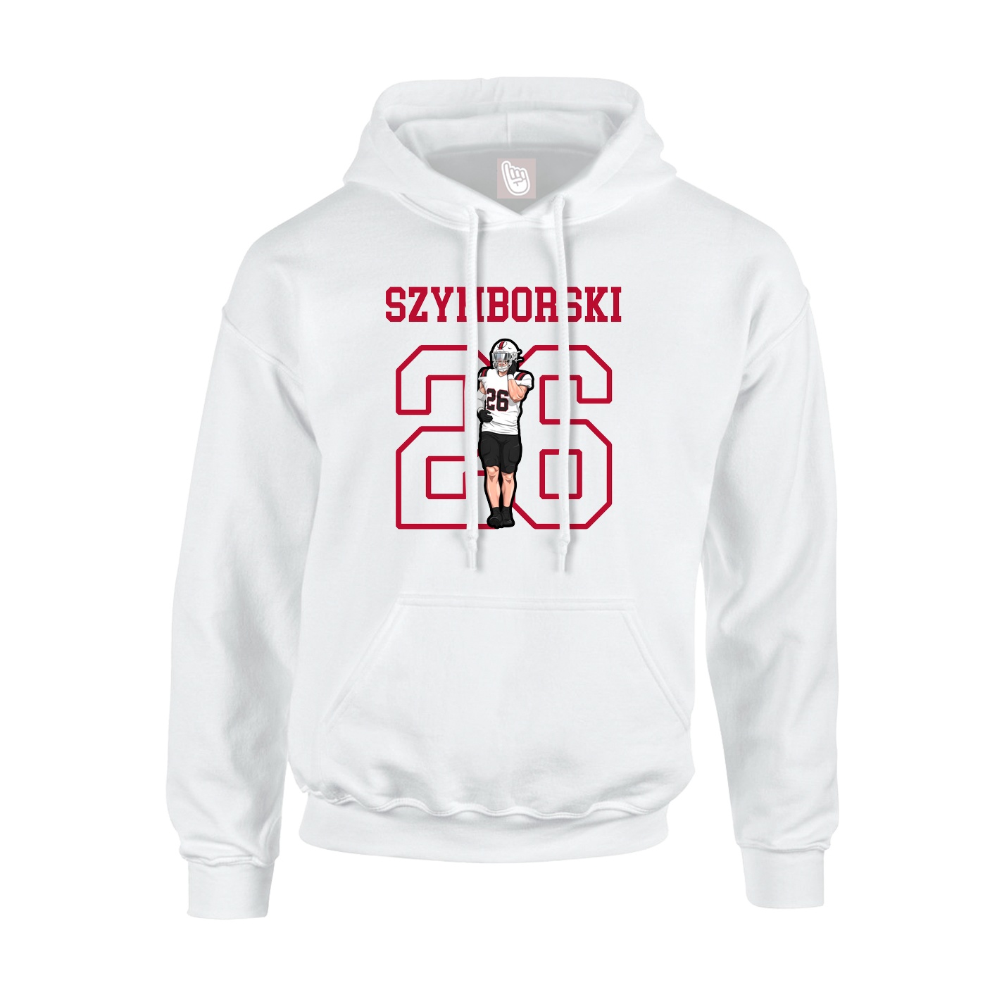 Hoodie — Shirsey in White