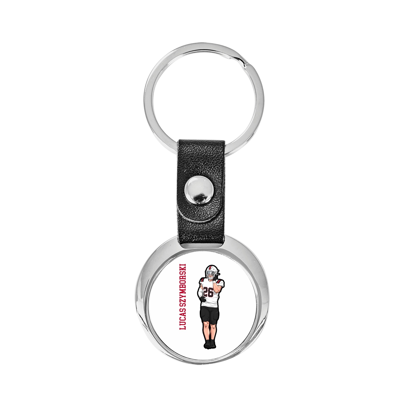 Key Chain — Name Vertical in Classic