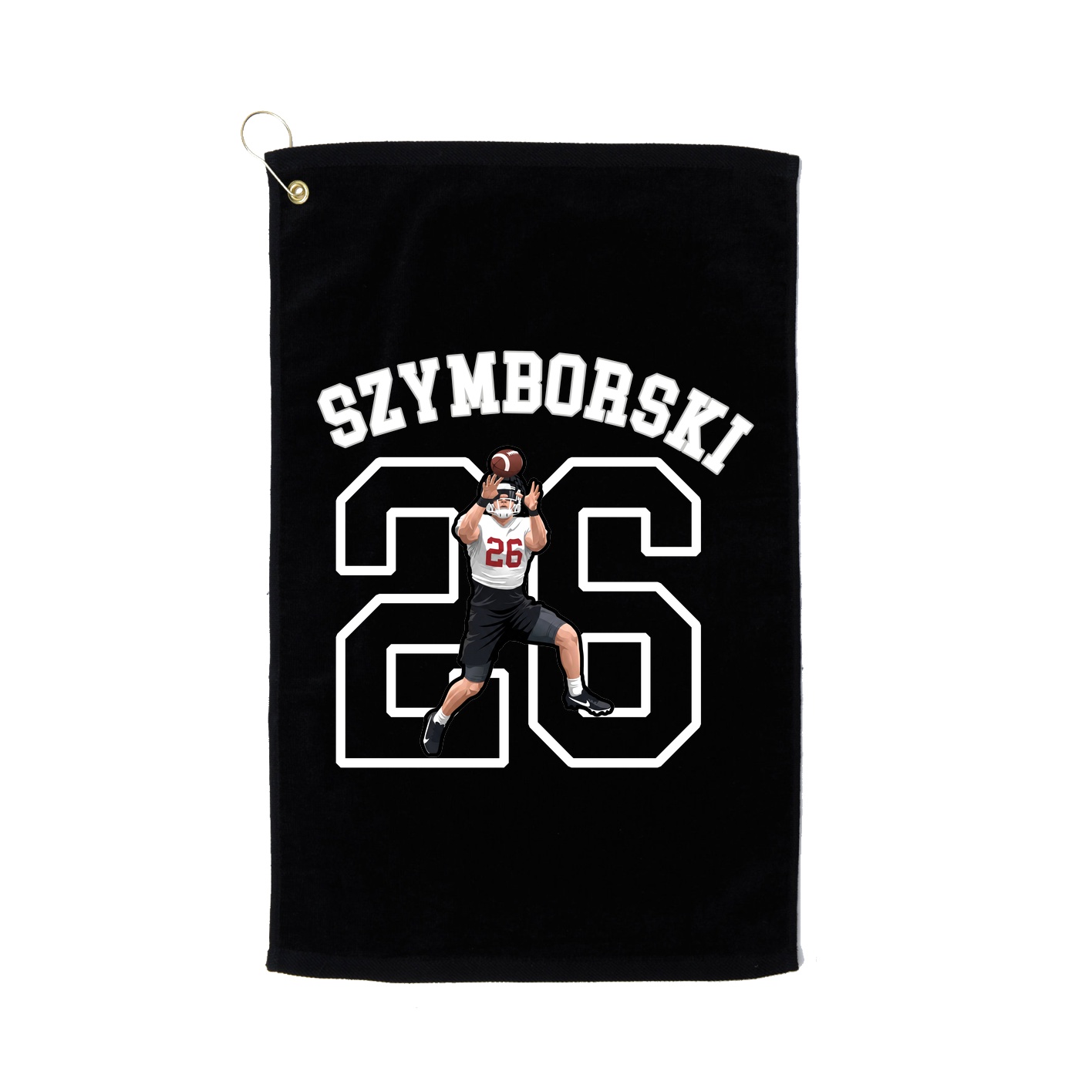 Golf Towel — Shirsey Arch in Black
