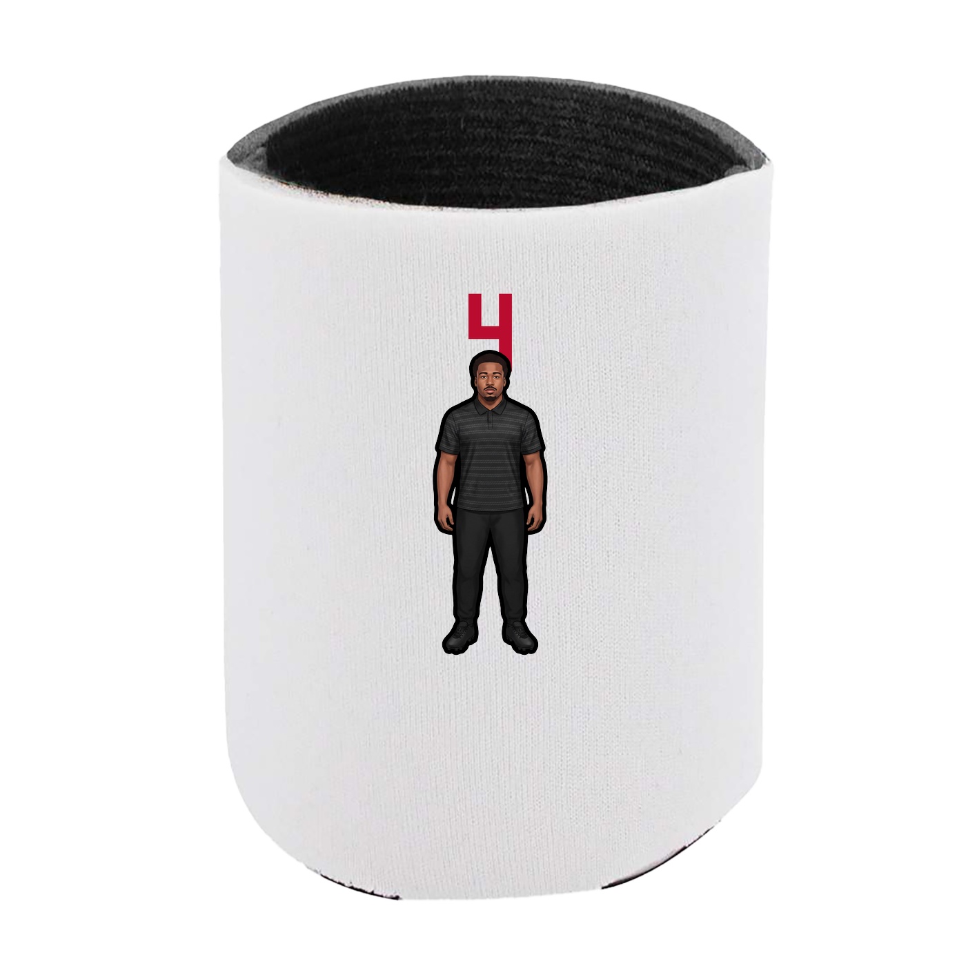 Can Holder — Number Top in White