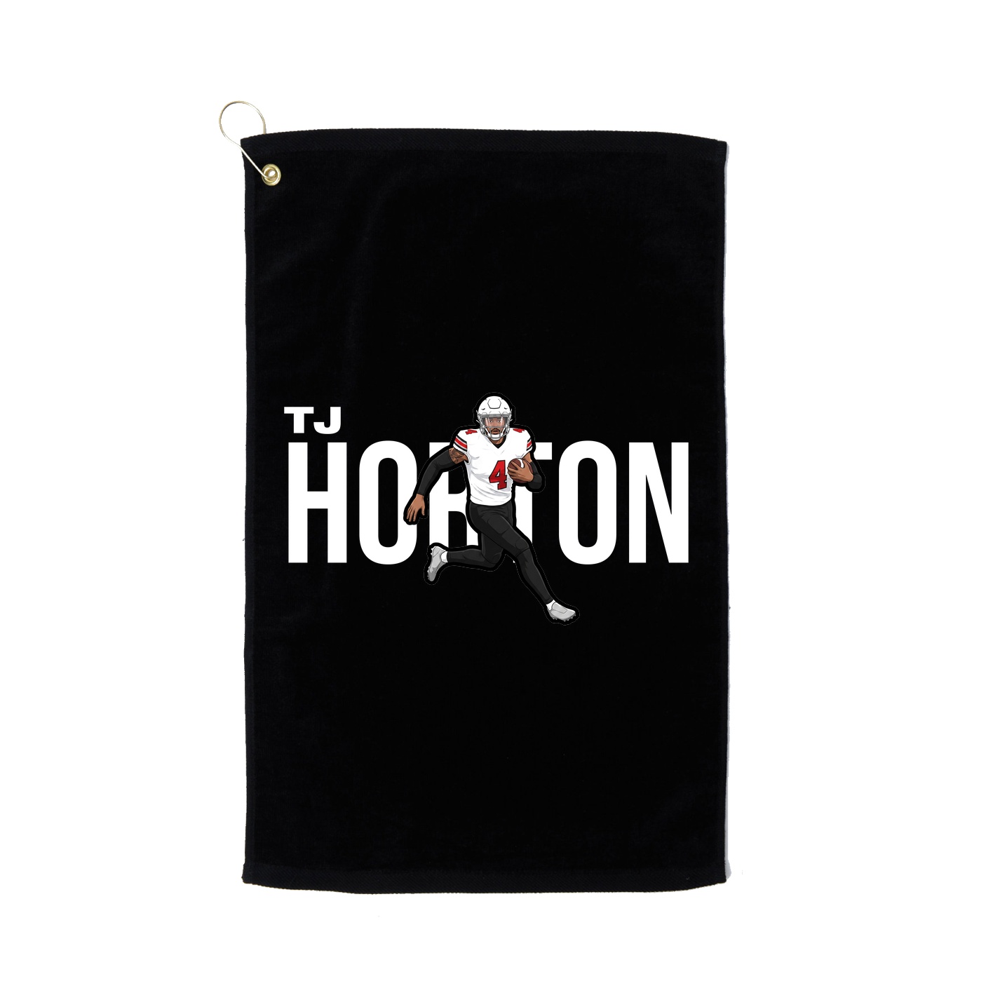 Golf Towel — Player Name in Black