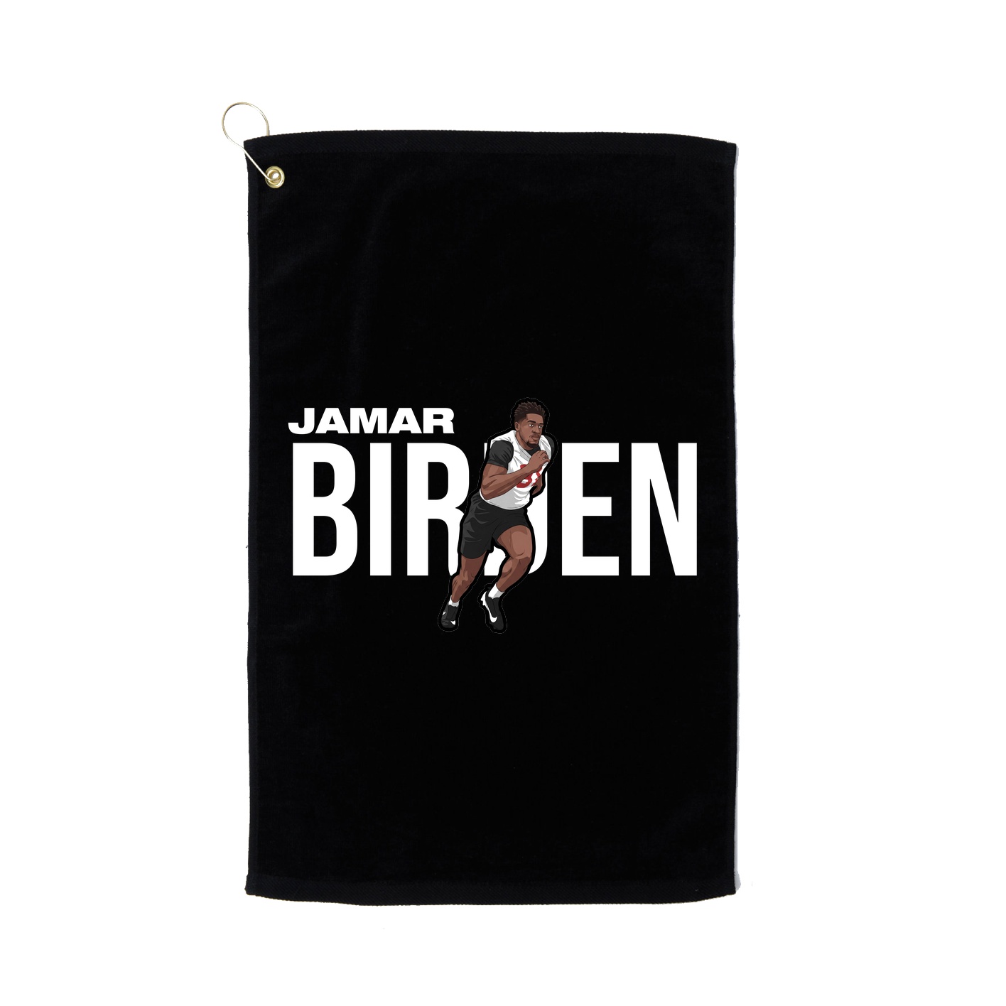 Golf Towel — Player Name in Black