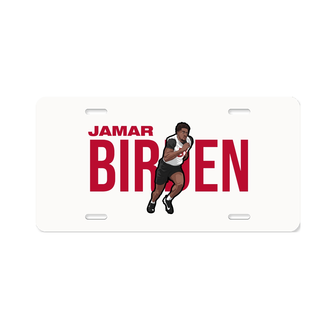 License Plate — Player Name in Classic