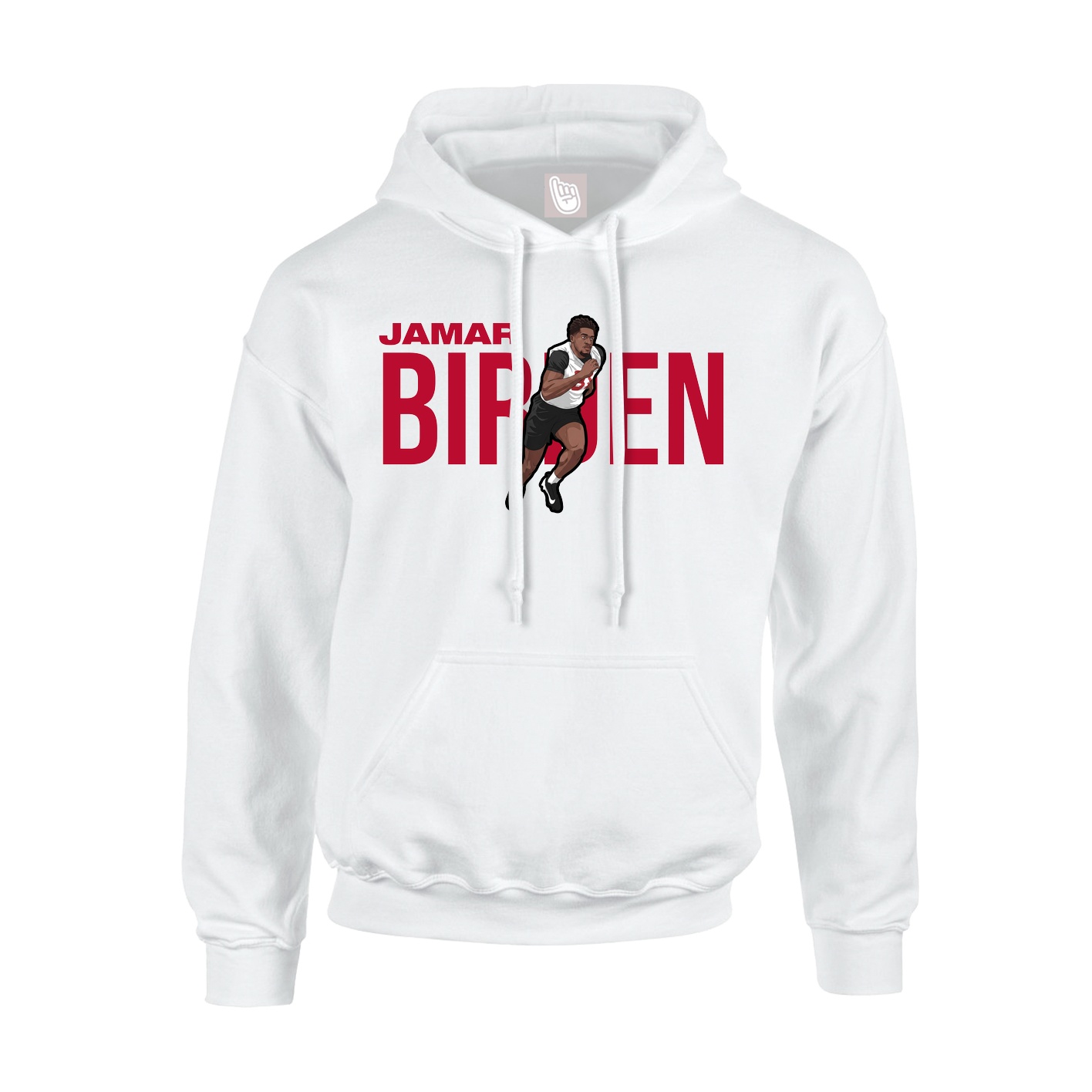 Hoodie — Player Name in White