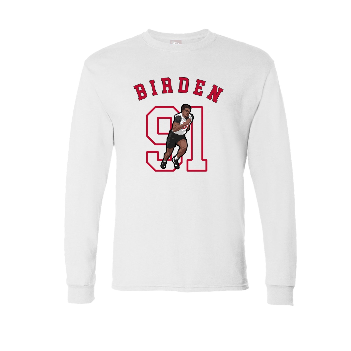 Long Sleeve Tee — Shirsey Arch in White
