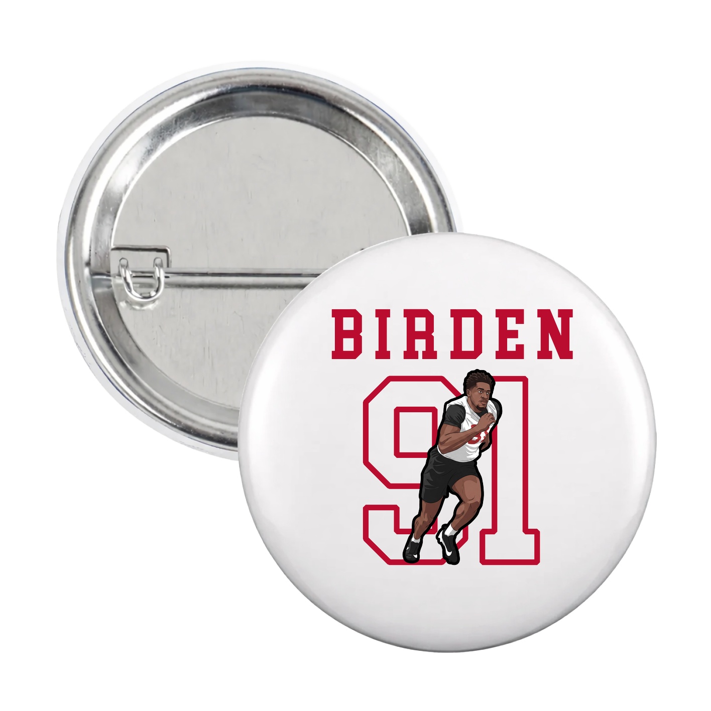 Game Day Button — Shirsey in White