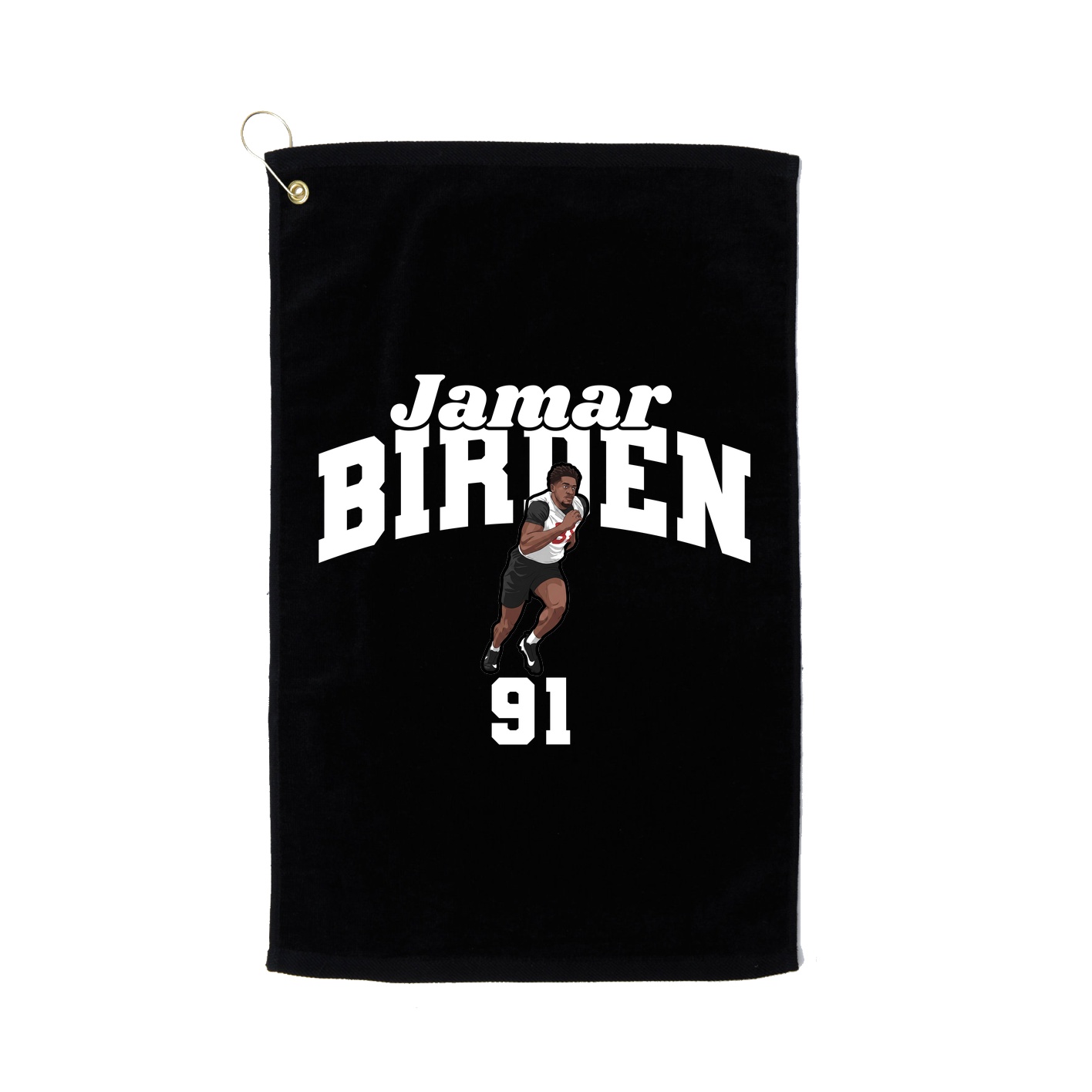 Golf Towel — Signature Arch in Black