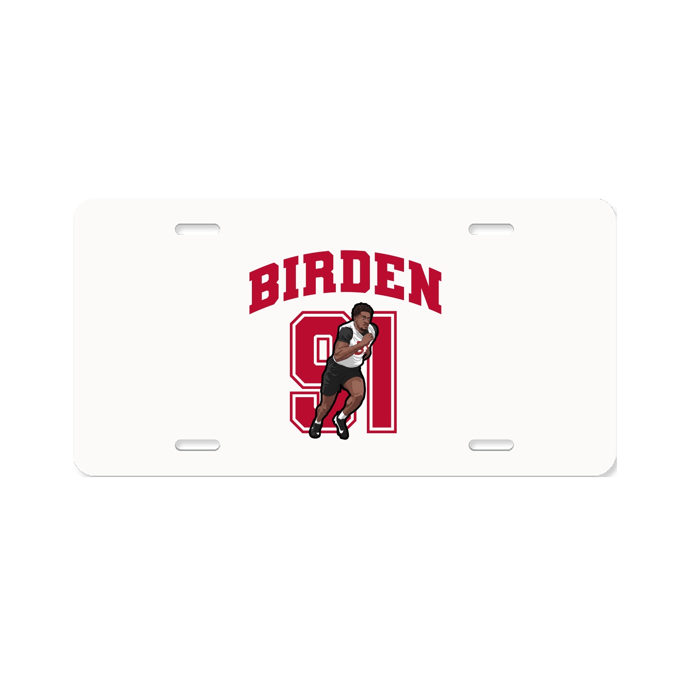 License Plate — Number in Classic