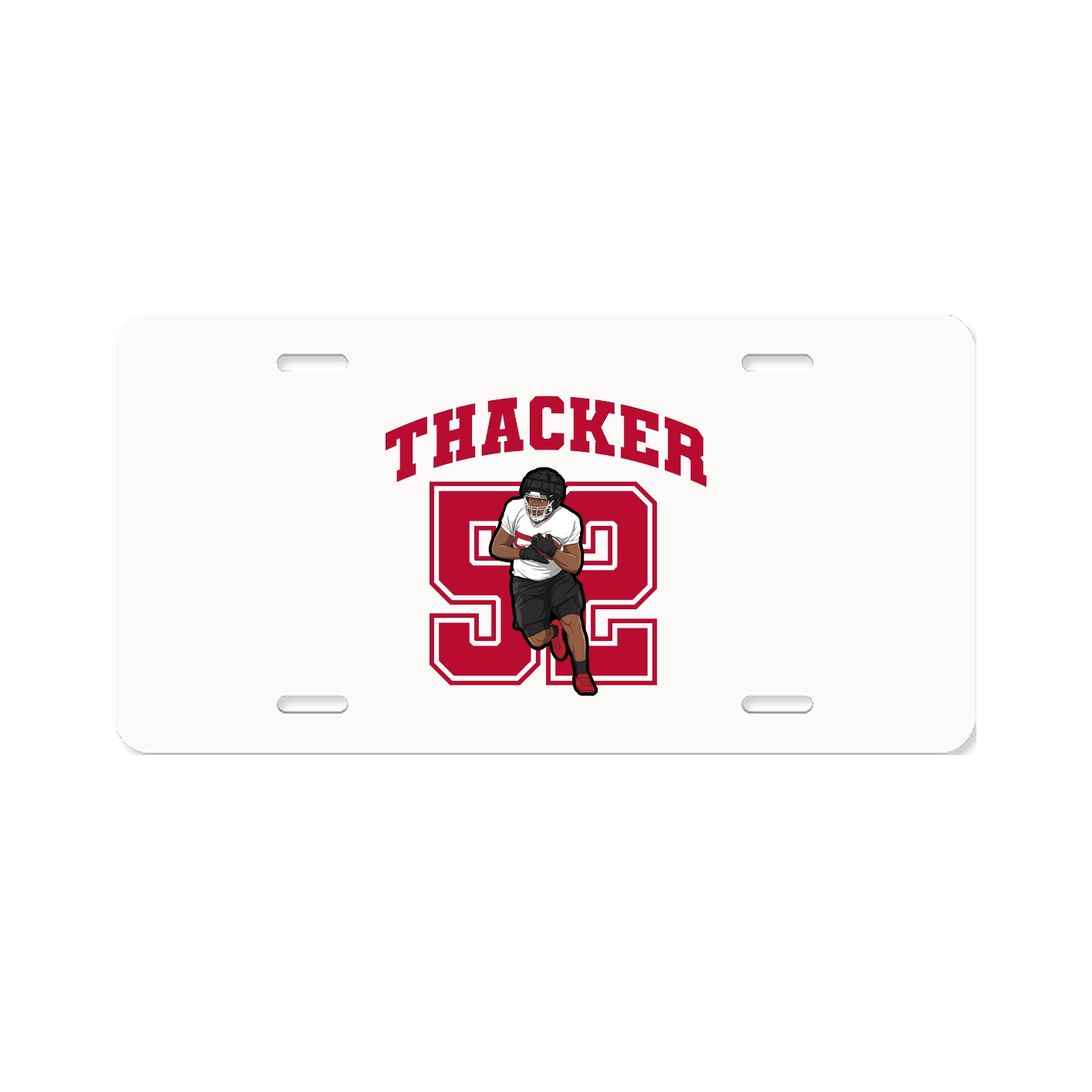 License Plate — Number in Classic