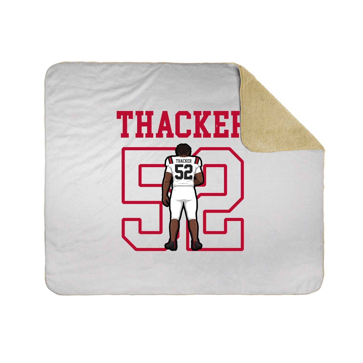Throw Blanket — Shirsey in White