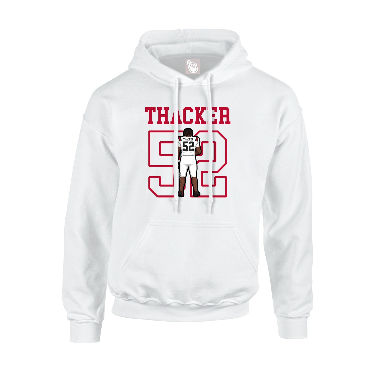 Hoodie — Shirsey in White