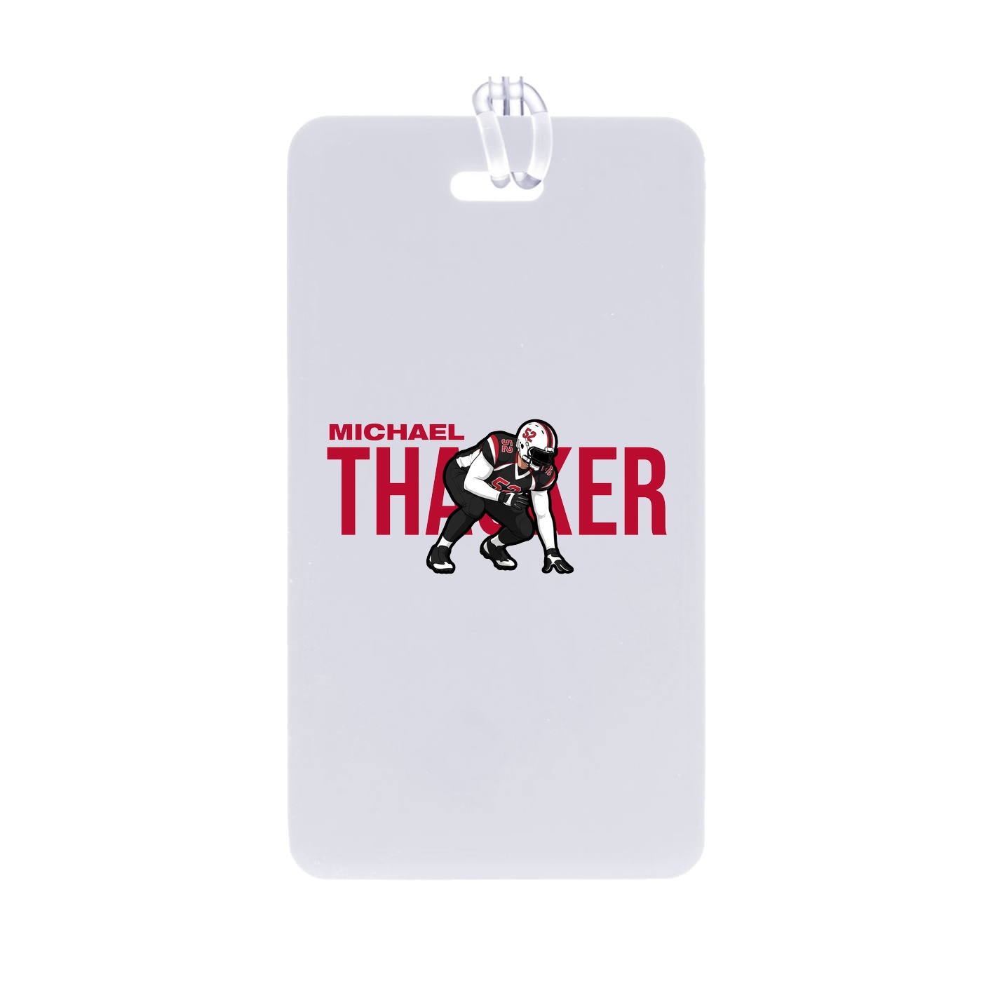 Bag Tag — Player Name in Classic