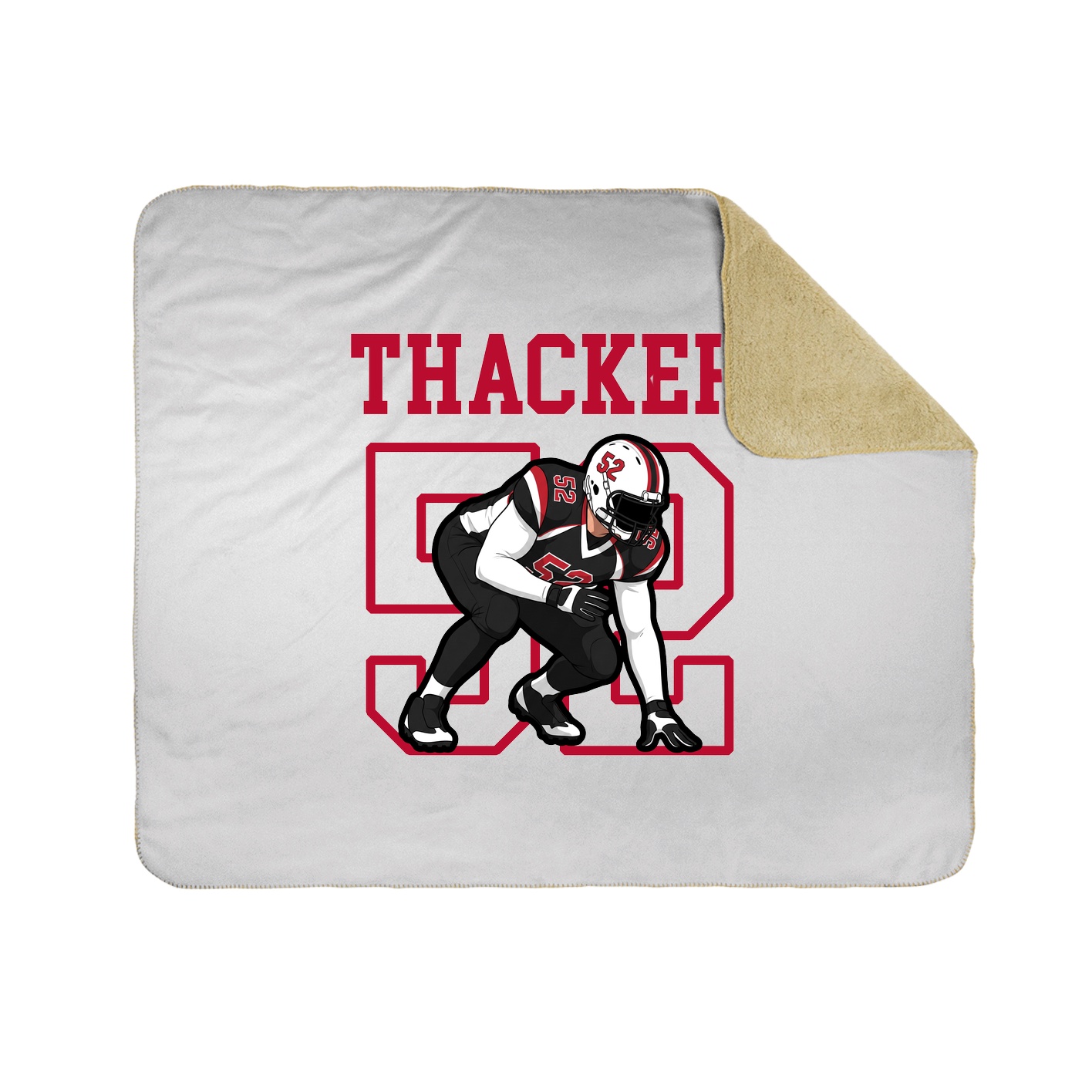 Throw Blanket — Shirsey in White