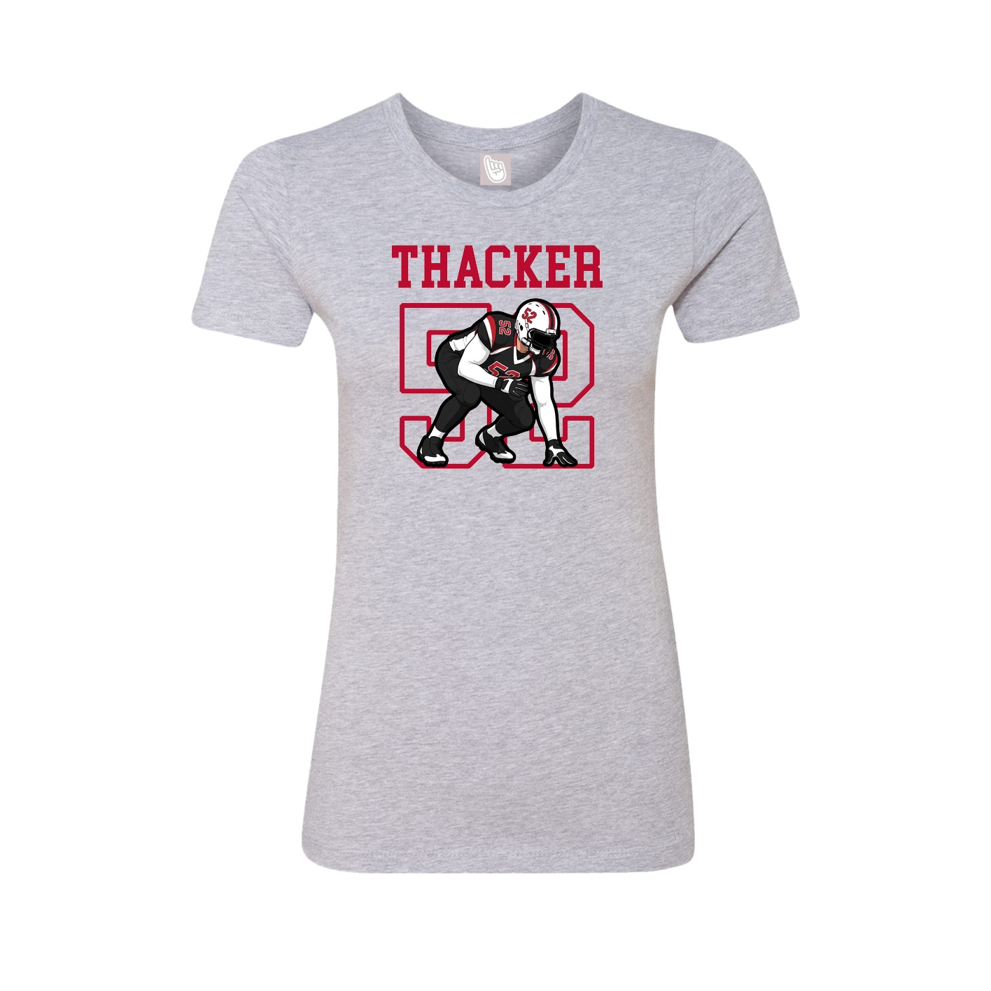 Fitted Women's Tee — Shirsey in Grey