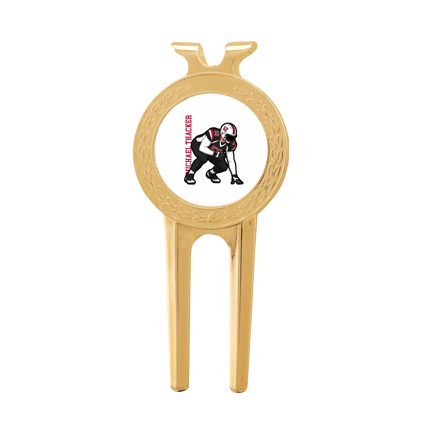 Divot Tool with Ball Marker — Name Vertical in Classic