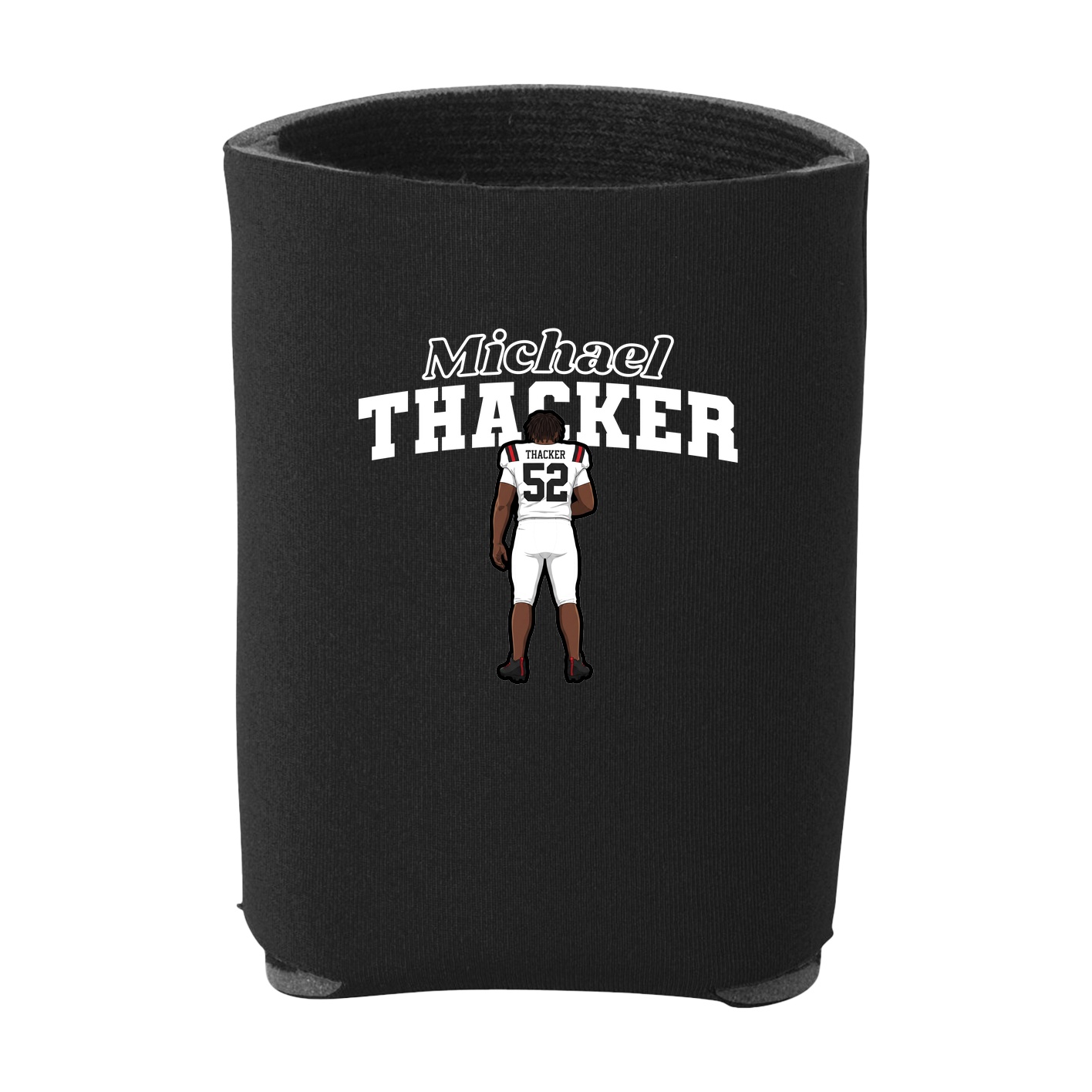 Can Holder — Name Arch in Black