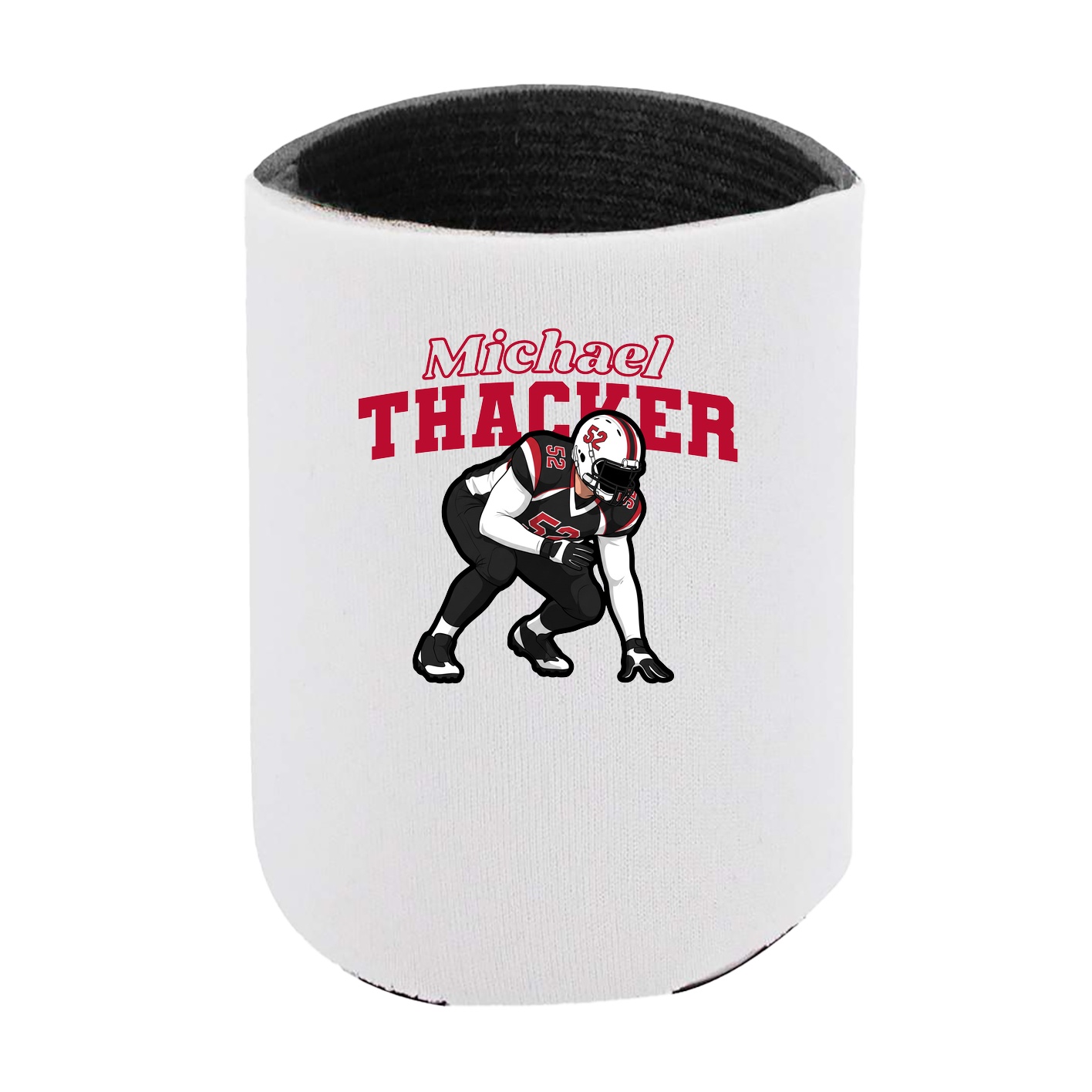 Can Holder — Name Arch in White