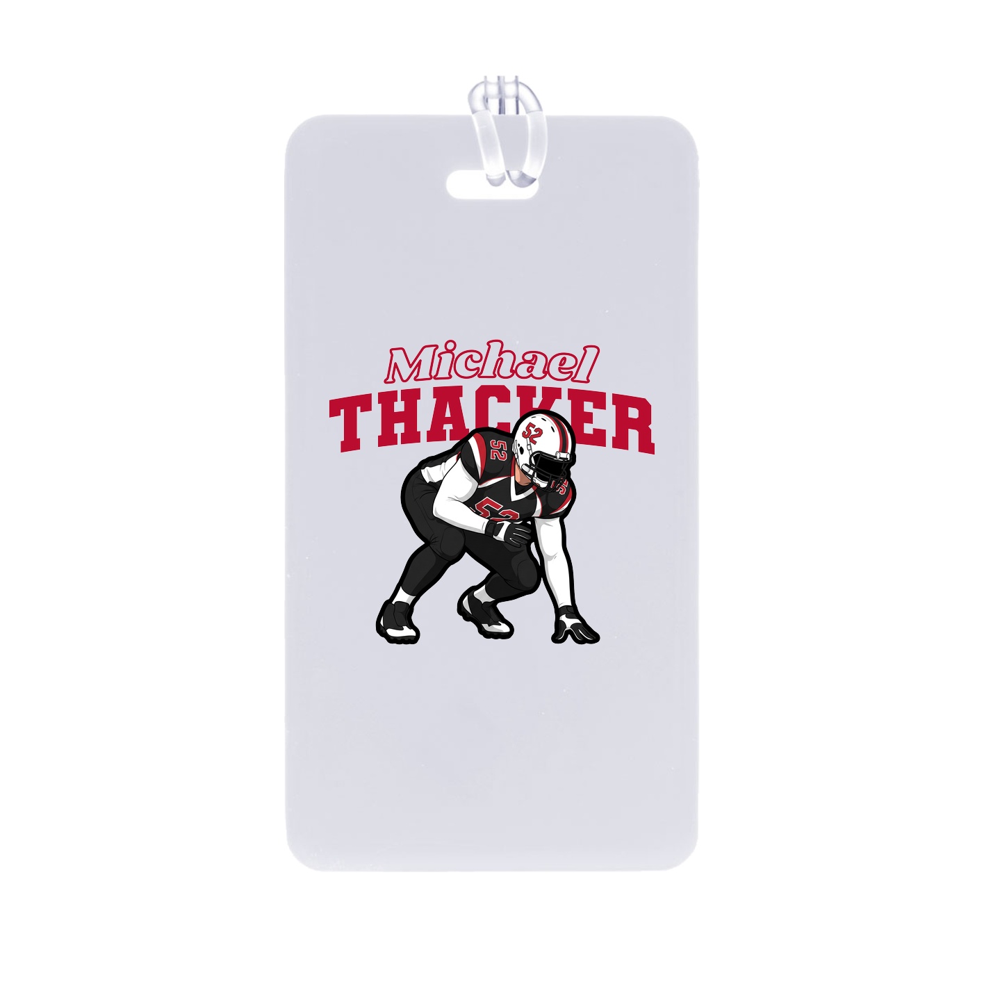 Bag Tag — Name Arch in Classic