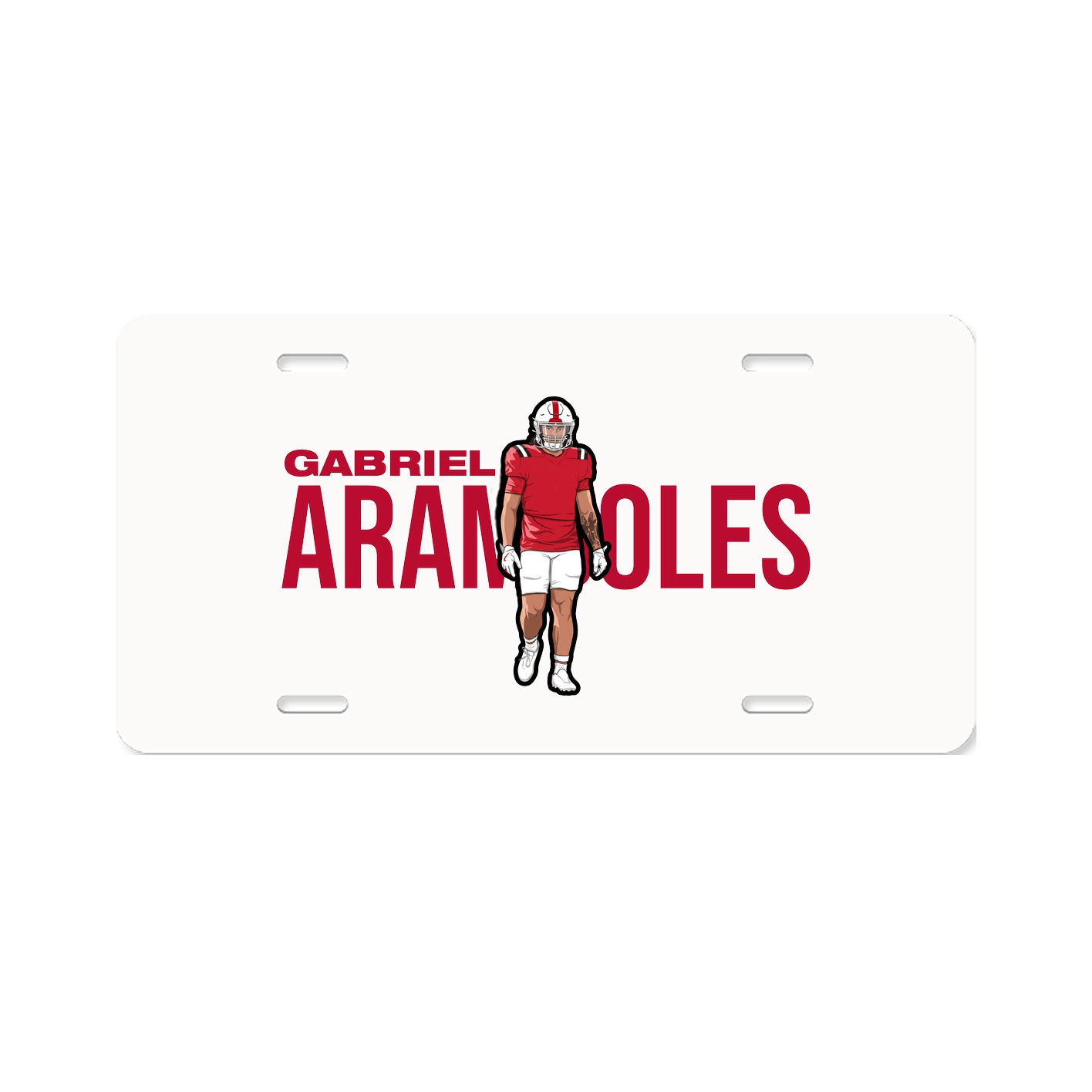 License Plate — Player Name in Classic