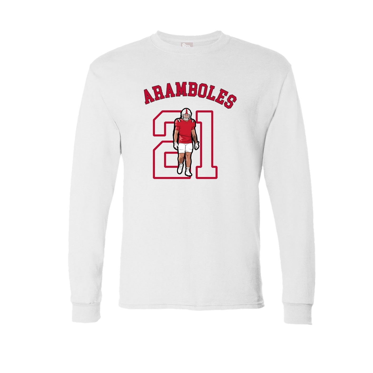 Long Sleeve Tee — Shirsey Arch in White
