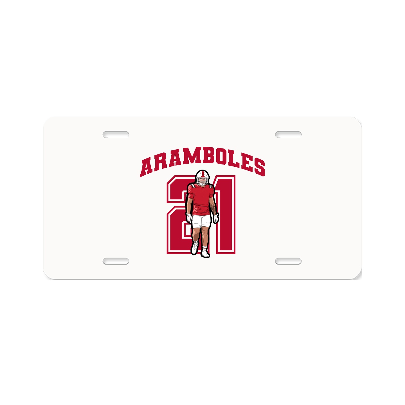 License Plate — Number in Classic