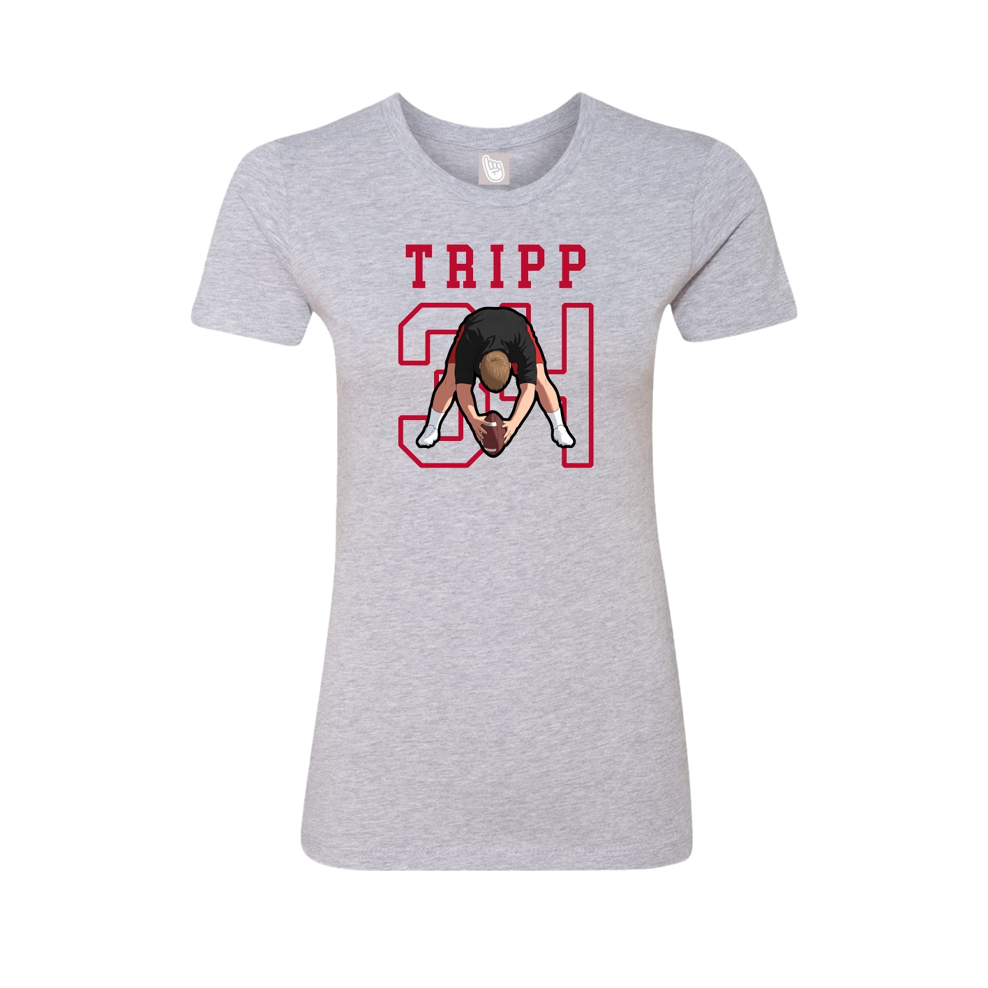Fitted Women's Tee — Shirsey in Grey