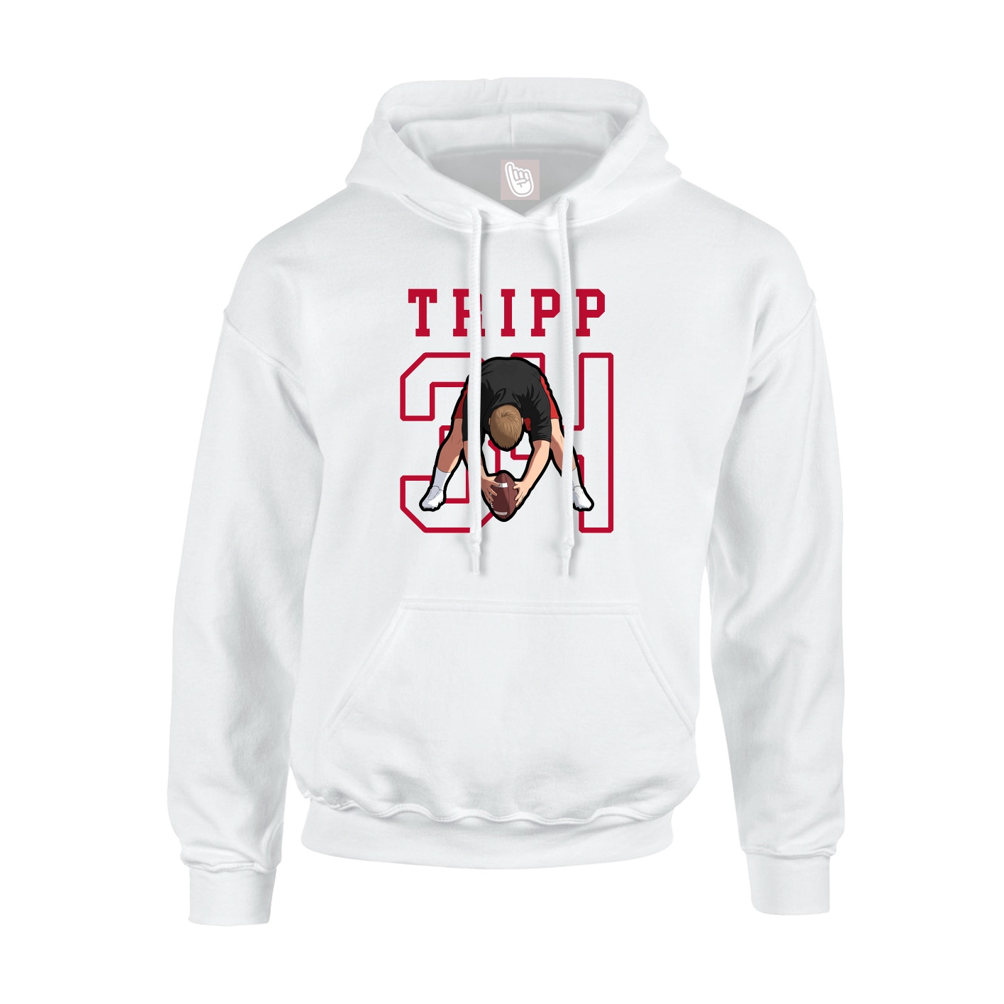 Youth Hoodie — Shirsey in White