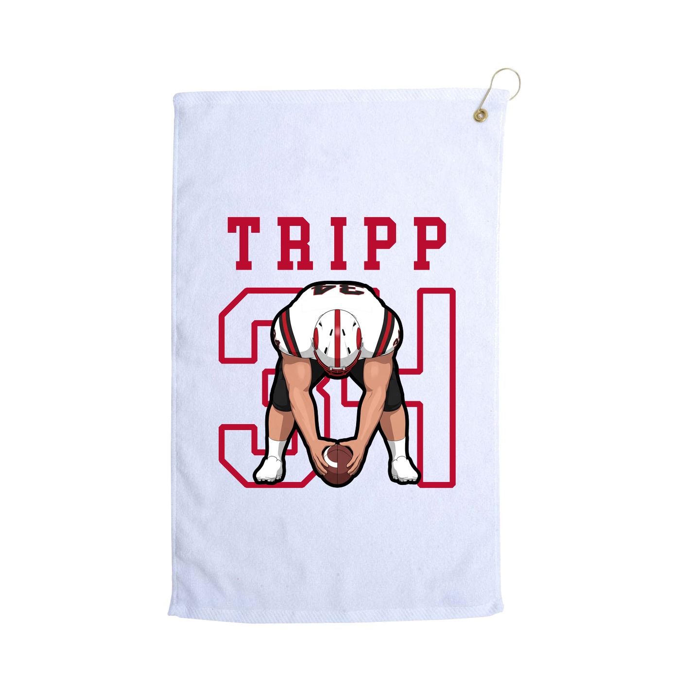 Golf Towel — Shirsey in White