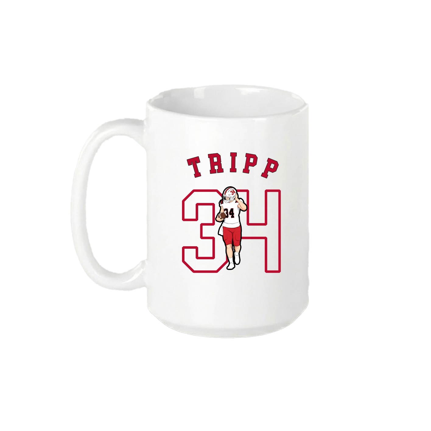 15oz Coffee Mug — Shirsey Arch in White