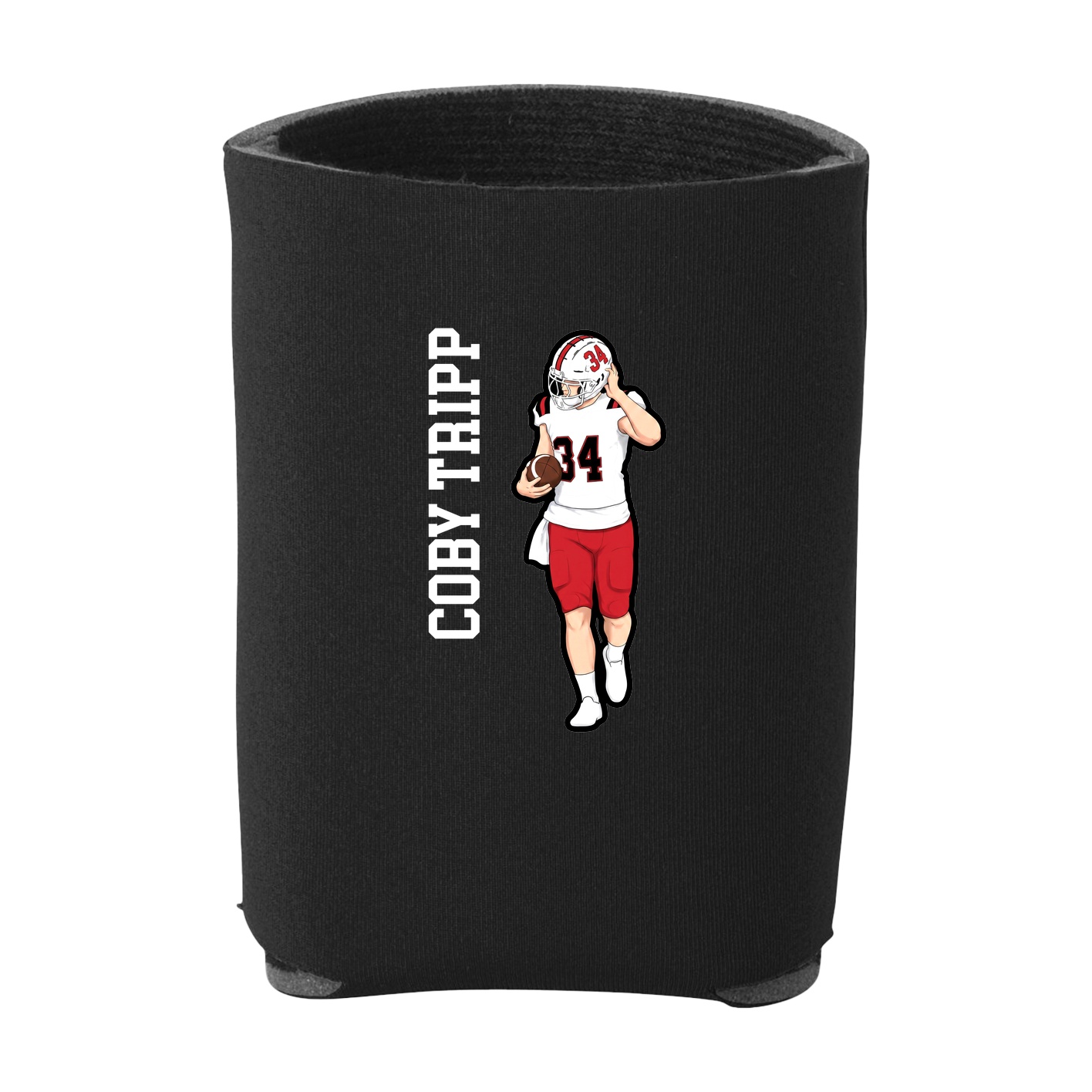 Can Holder — Name Vertical in Black