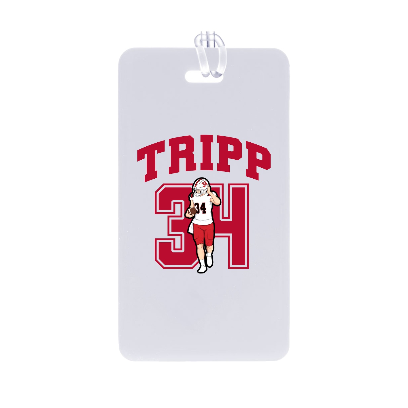 Bag Tag — Number in Classic