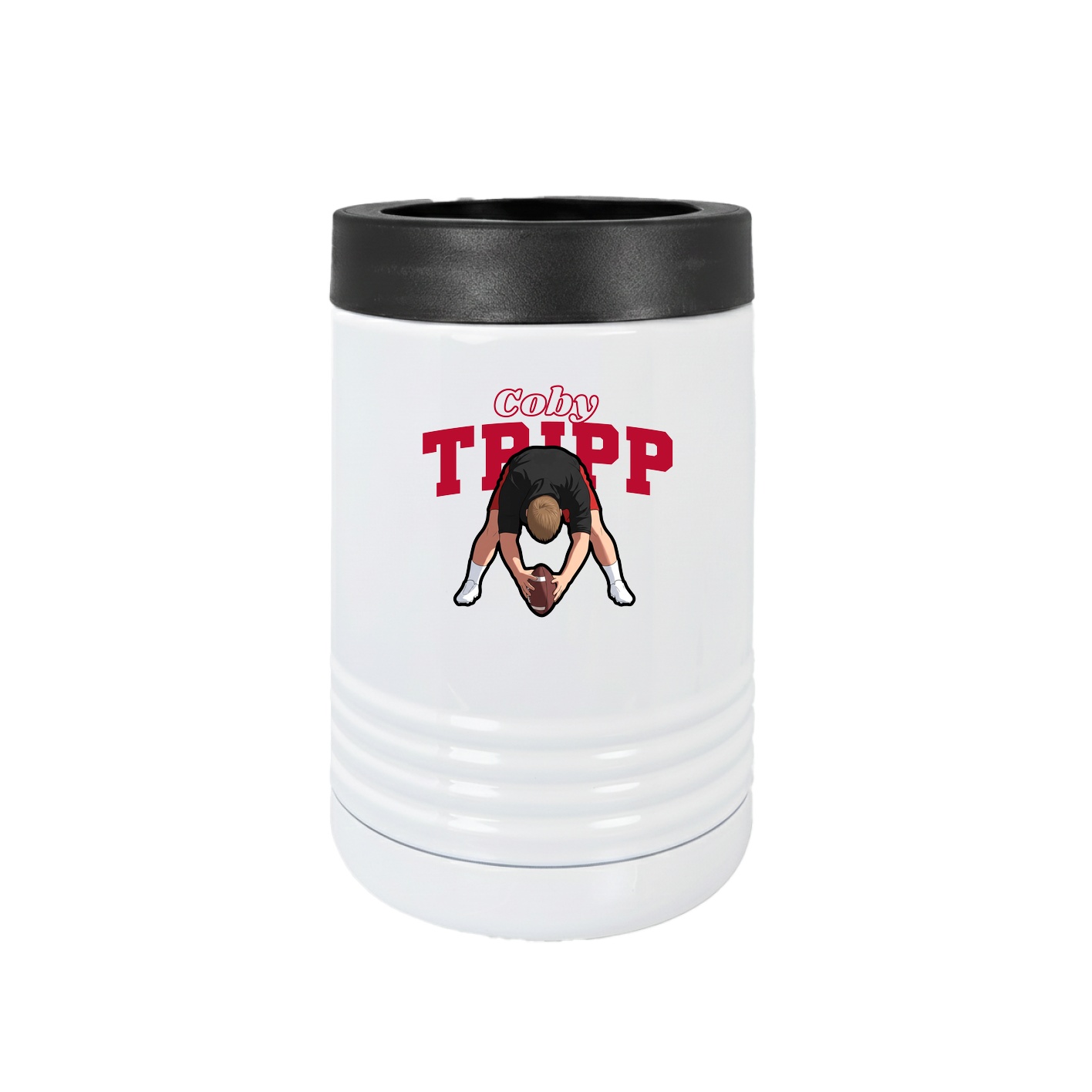 Beverage Holder — Name Arch in White