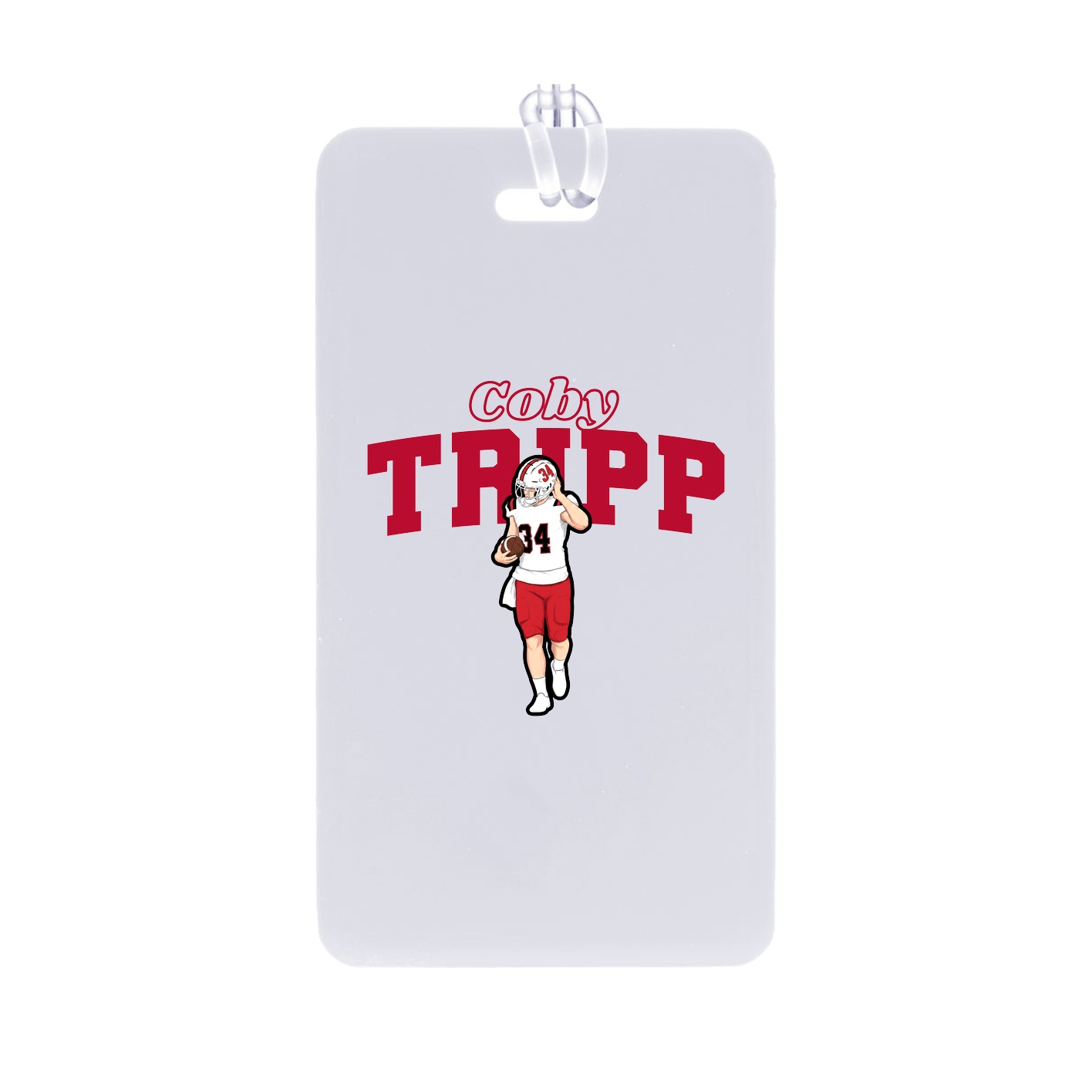 Bag Tag — Name Arch in Classic